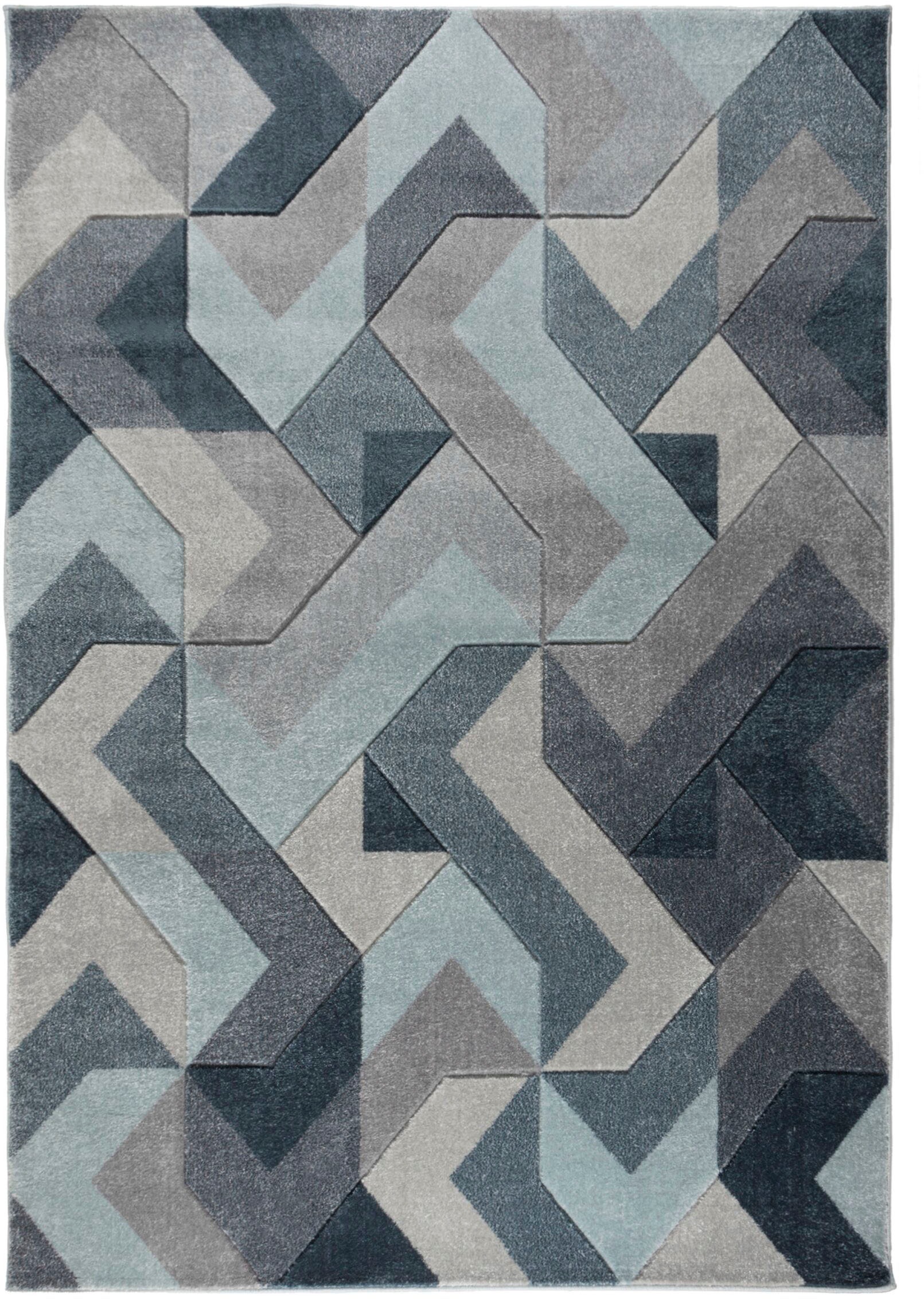 FLAIR RUGS Teppich "AURORA" rechteckig 11 mm Höhe Handgeschnitzt günstig online kaufen