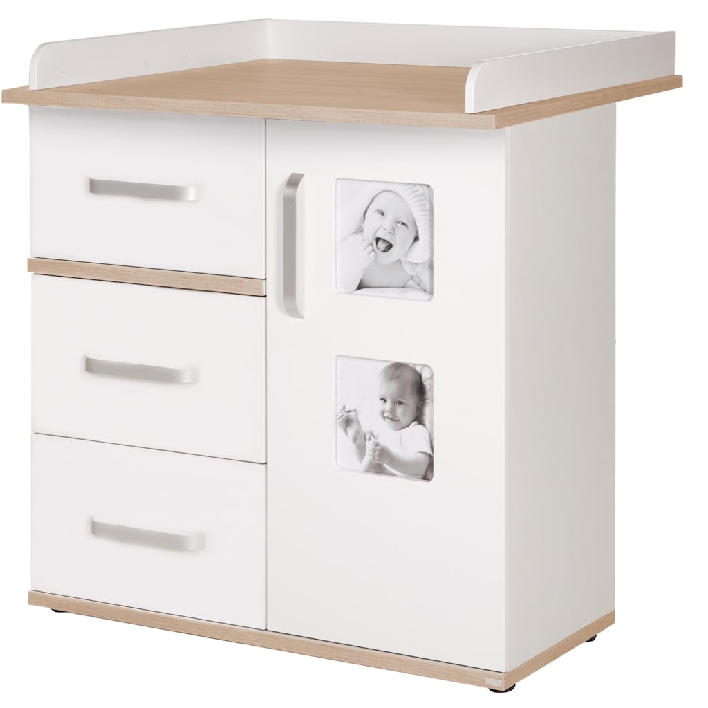 roba® Babyzimmer-Komplettset »Pia«, (Set, 3 St., Kinderbett, Schrank, Wickelkommode)