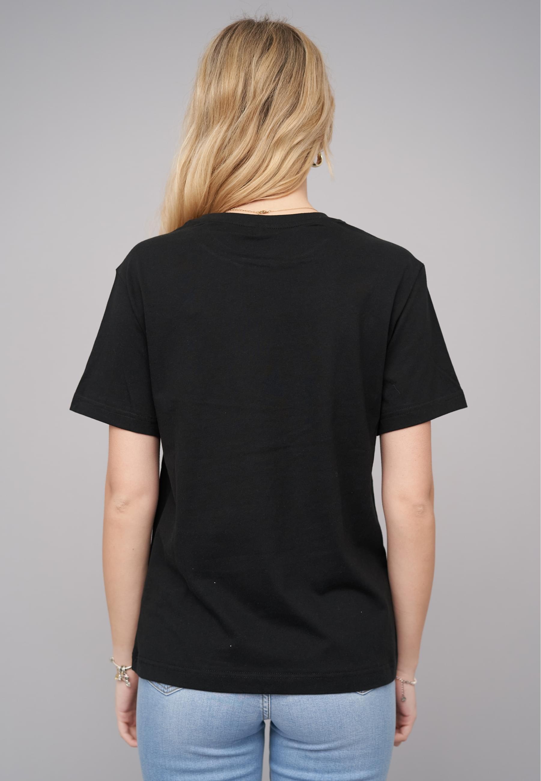 CLOUD 5IVE T-Shirt »CLOUD 5IVE Ladies 77 Wildflower Black Tee«, (1 tlg.)