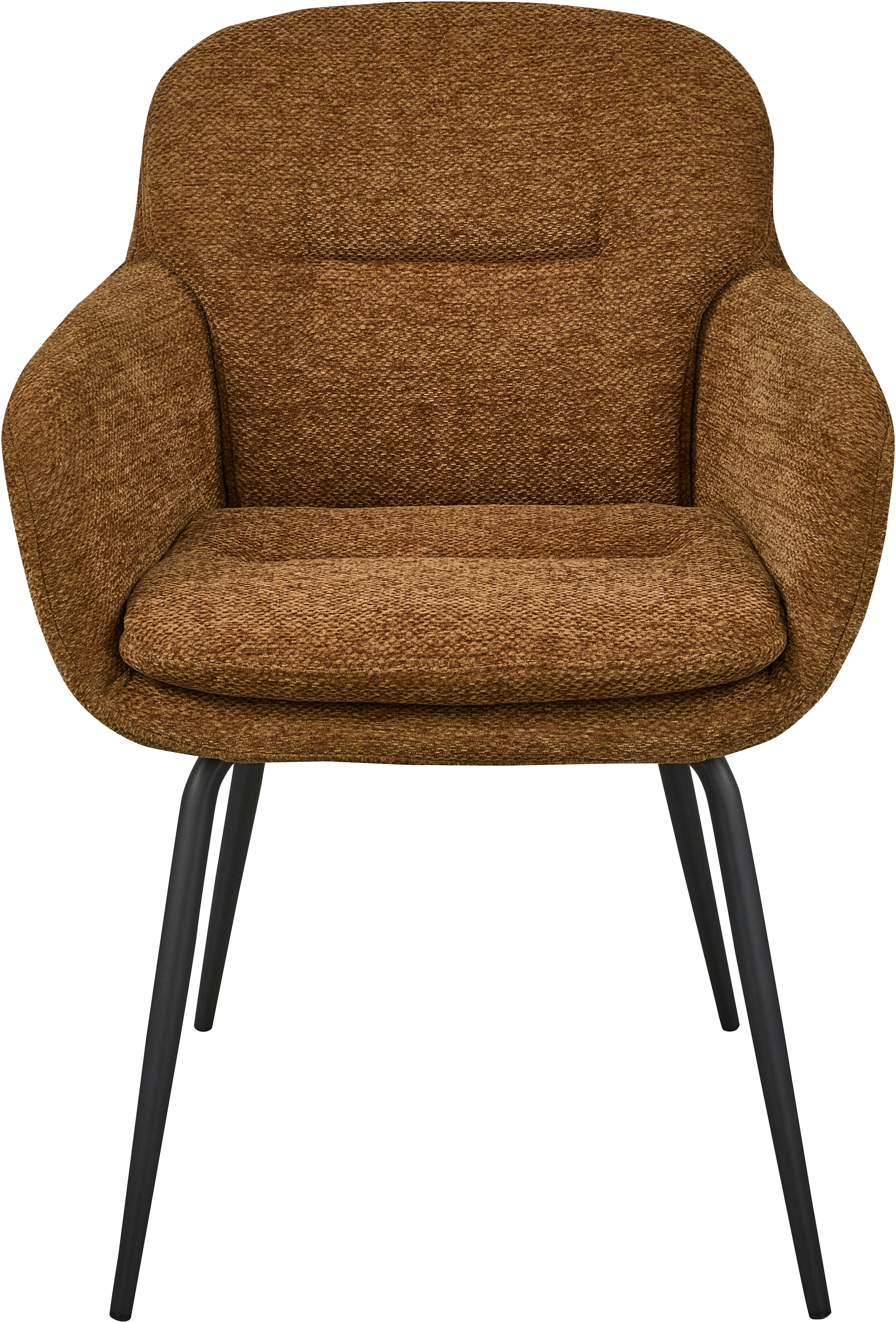 WOOOD Esszimmerstuhl »Runa Chenille-Bezug mit Metallgestell, H 82 x B 57 x T 59 cm« (Set) 2 Stk.(Set, 2 St)Tragkraft 120 kg, pfleigleicht Geringe Verschleißfestigkeit