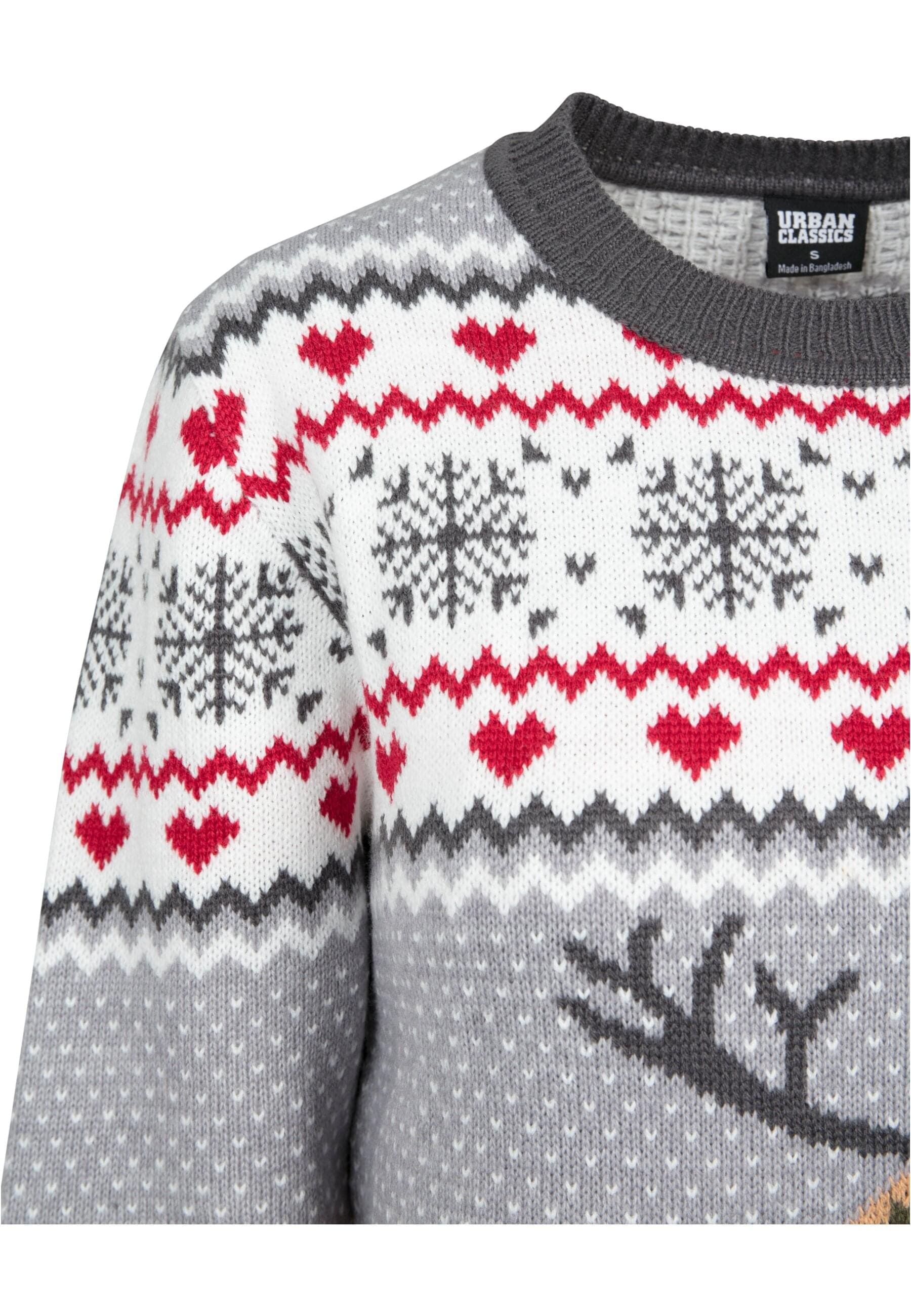 URBAN CLASSICS Rundhalspullover »Urban Classics Damen Ladies Sausage Dog Christmas Sweater«, (1 tlg.)