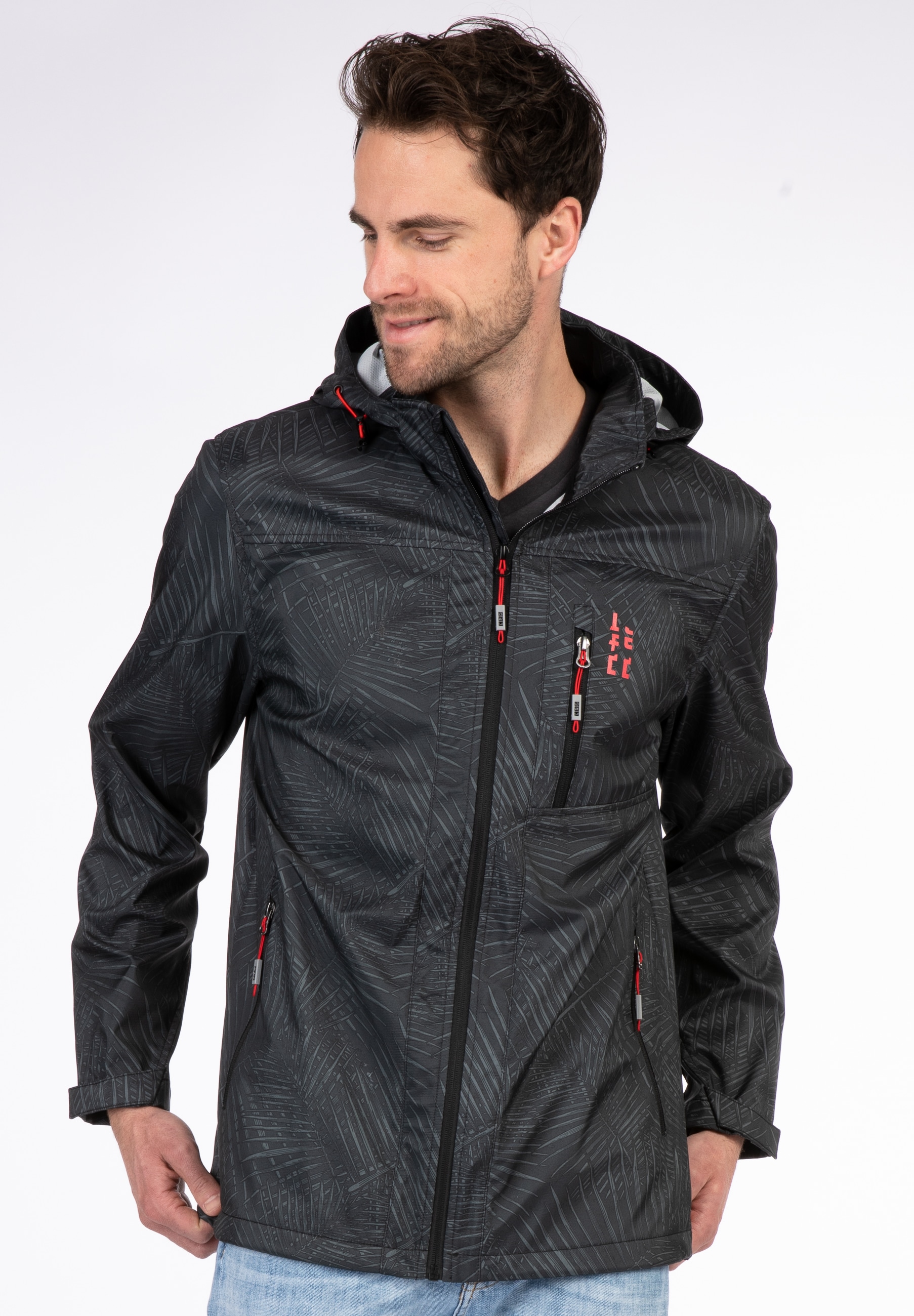 LPO Softshelljacke "ISLAY PEAK ADR MEN" mit Kapuze auch in Großen Größen erhältlich