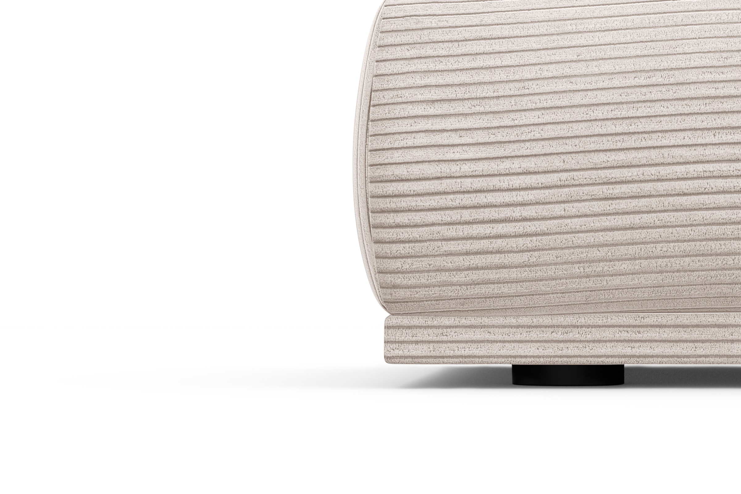 TRENDMANUFAKTUR Hocker »Braga, mit hochwertigem Kaltschaum, quadratisch, in Cord erhältlich«, (1 St.), moderner Polsterhocker, 85/42/85 cm (B/H/T)