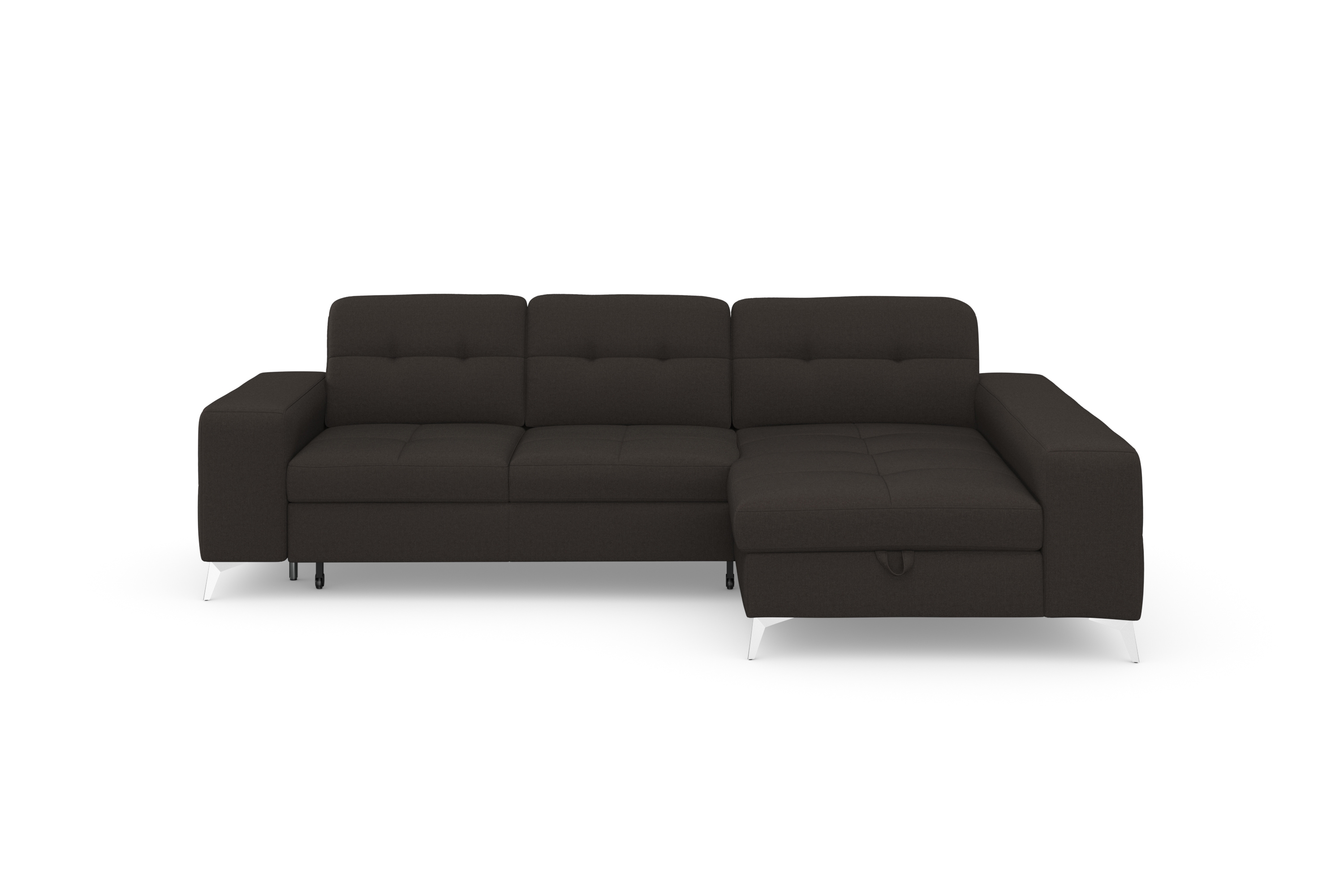 sit&more Ecksofa "Baviene L-Form" inklusive Sitztiefenverstellung & Federkern, optional Schlaffunktion