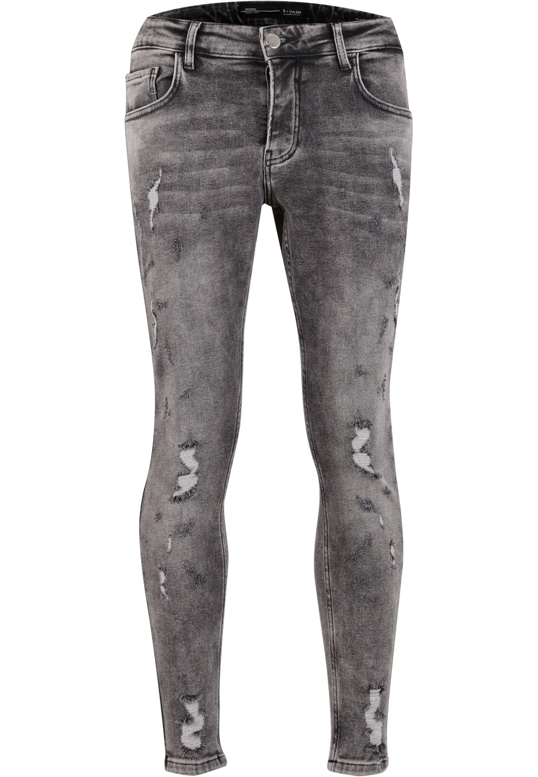 2Y Studios Bequeme Jeans "2Y Studios Herren 2Y Basic Destroyed Skinny Cropp günstig online kaufen