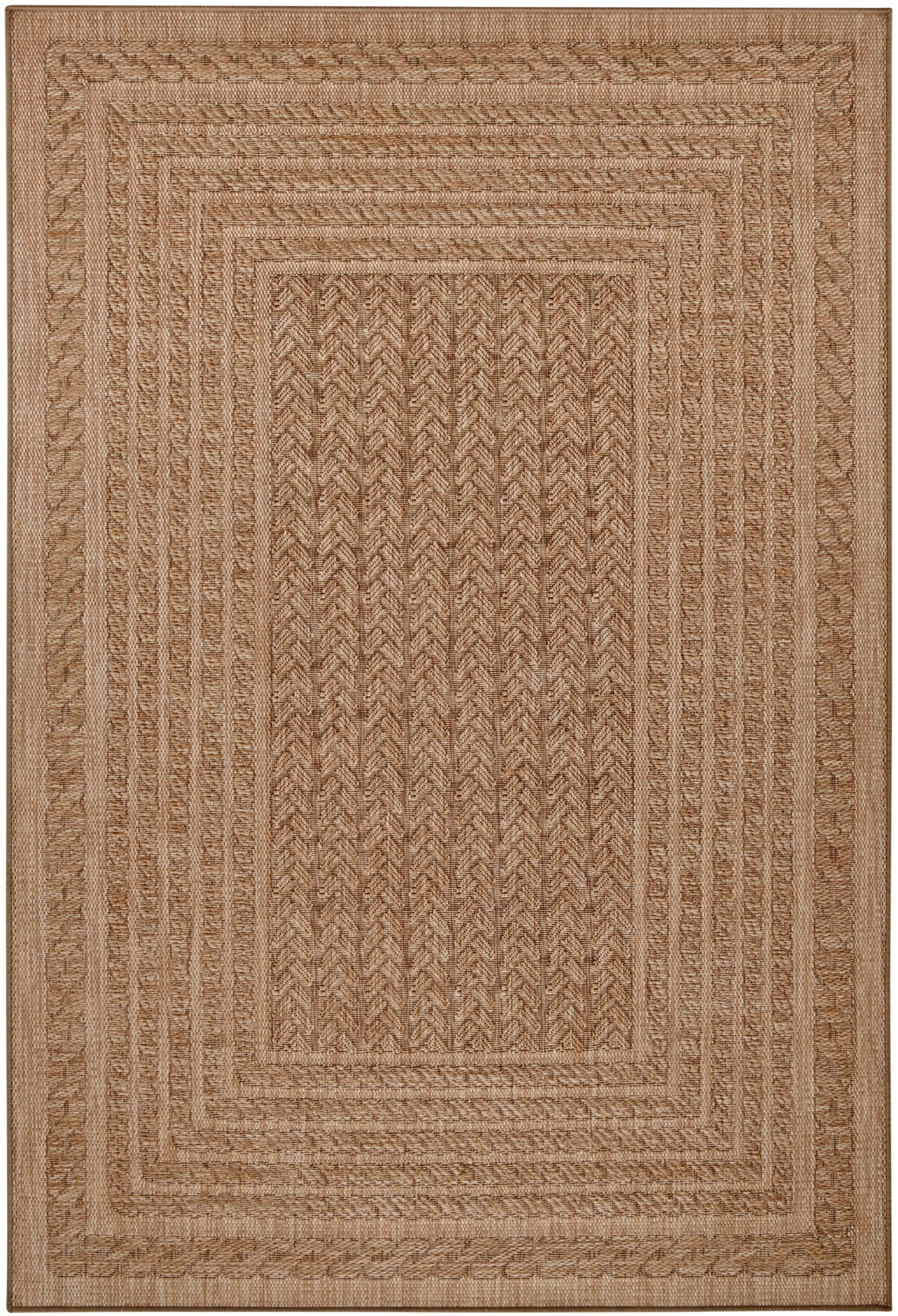 NORTHRUGS Teppich "Limonero", rechteckig, 6 mm Höhe, In-& Outdoor, Flachgewebe, Teppich, Skandi, Garten, Wohnzimmer