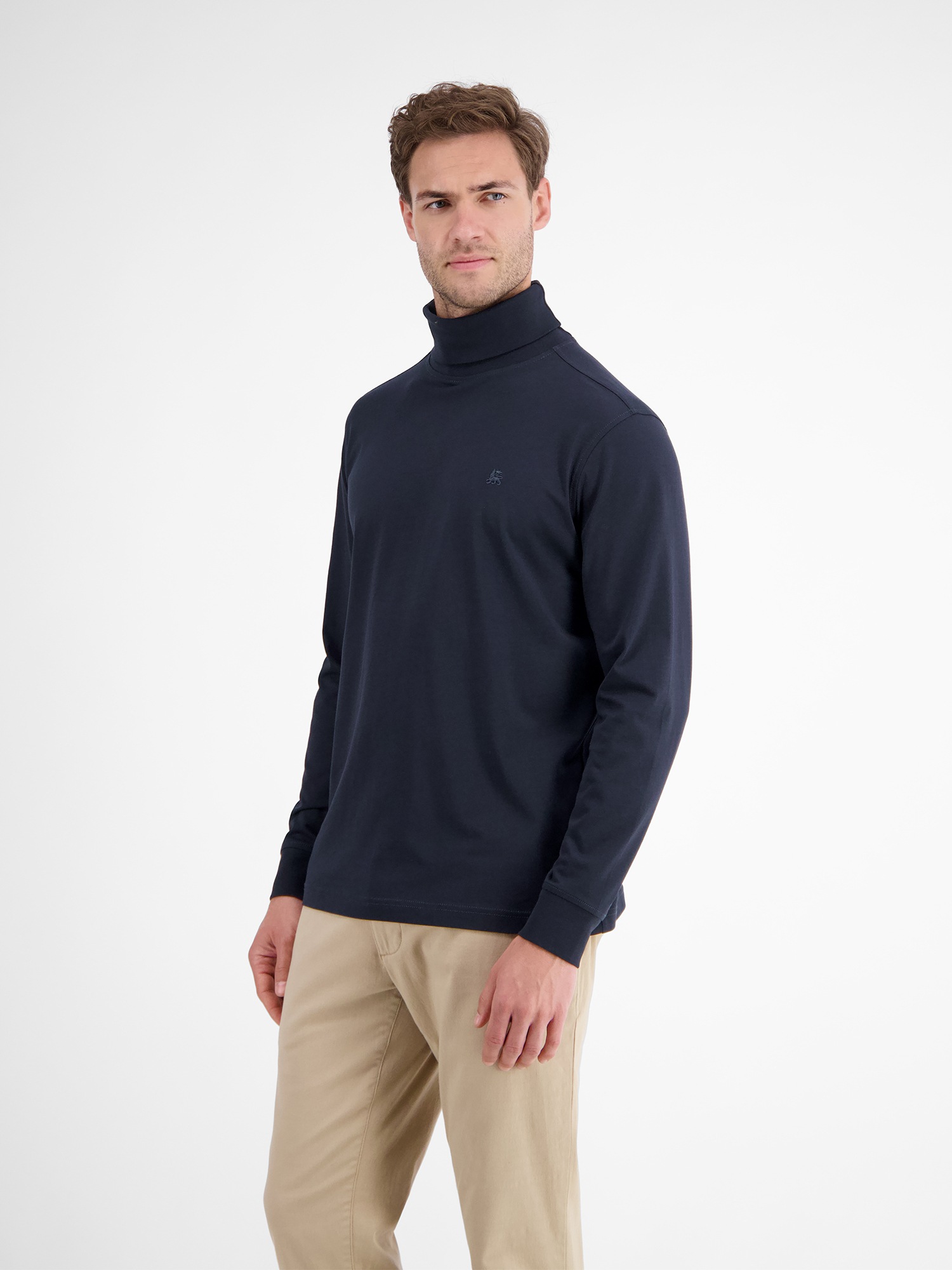 Thumbnail - LERROS Sweatshirt "LERROS Rollkragenshirt aus weicher Baumwolle"