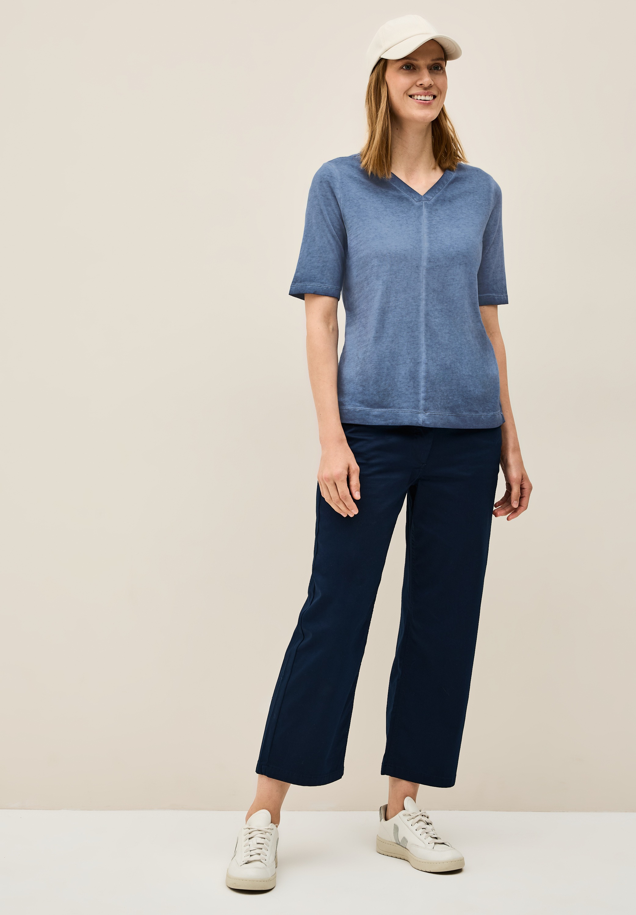 Cecil V-Shirt, aus reiner Baumwolle