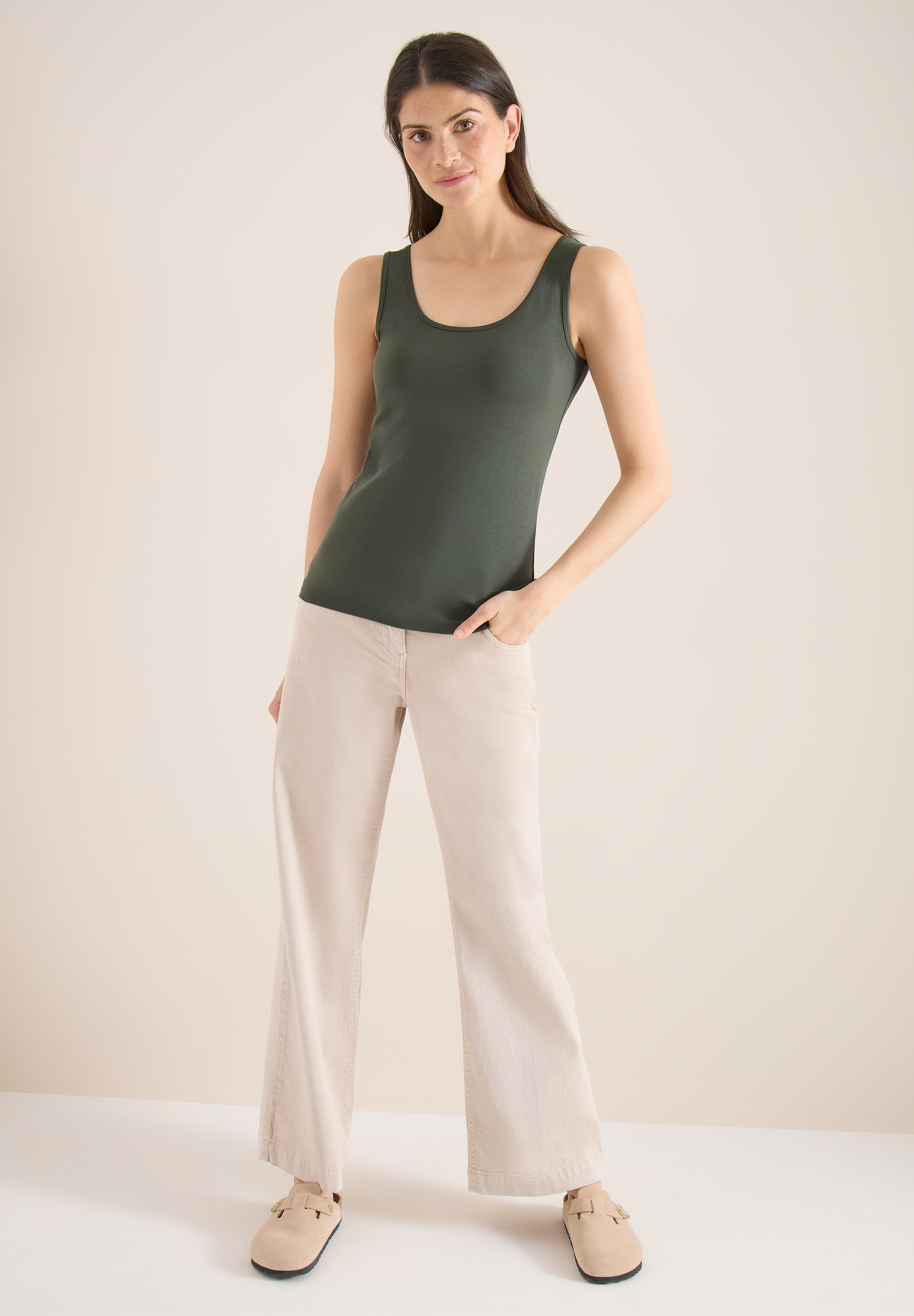 Thumbnail - Cecil Trägertop aus reiner Baumwolle