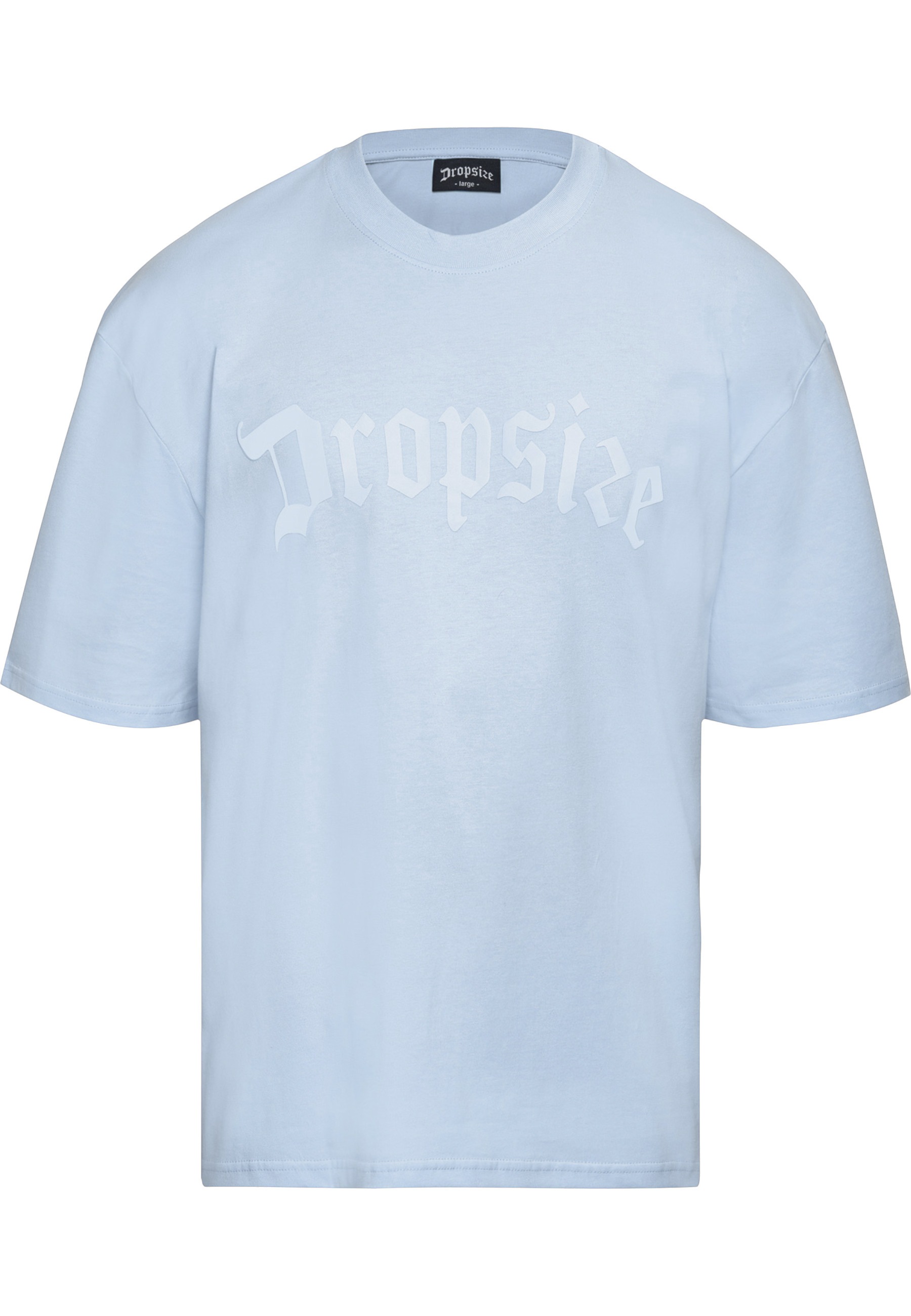 Dropsize T-Shirt "Dropsize Herren Heavy Oversize Logo Puffer Print T-Shirt" 1 Stk.