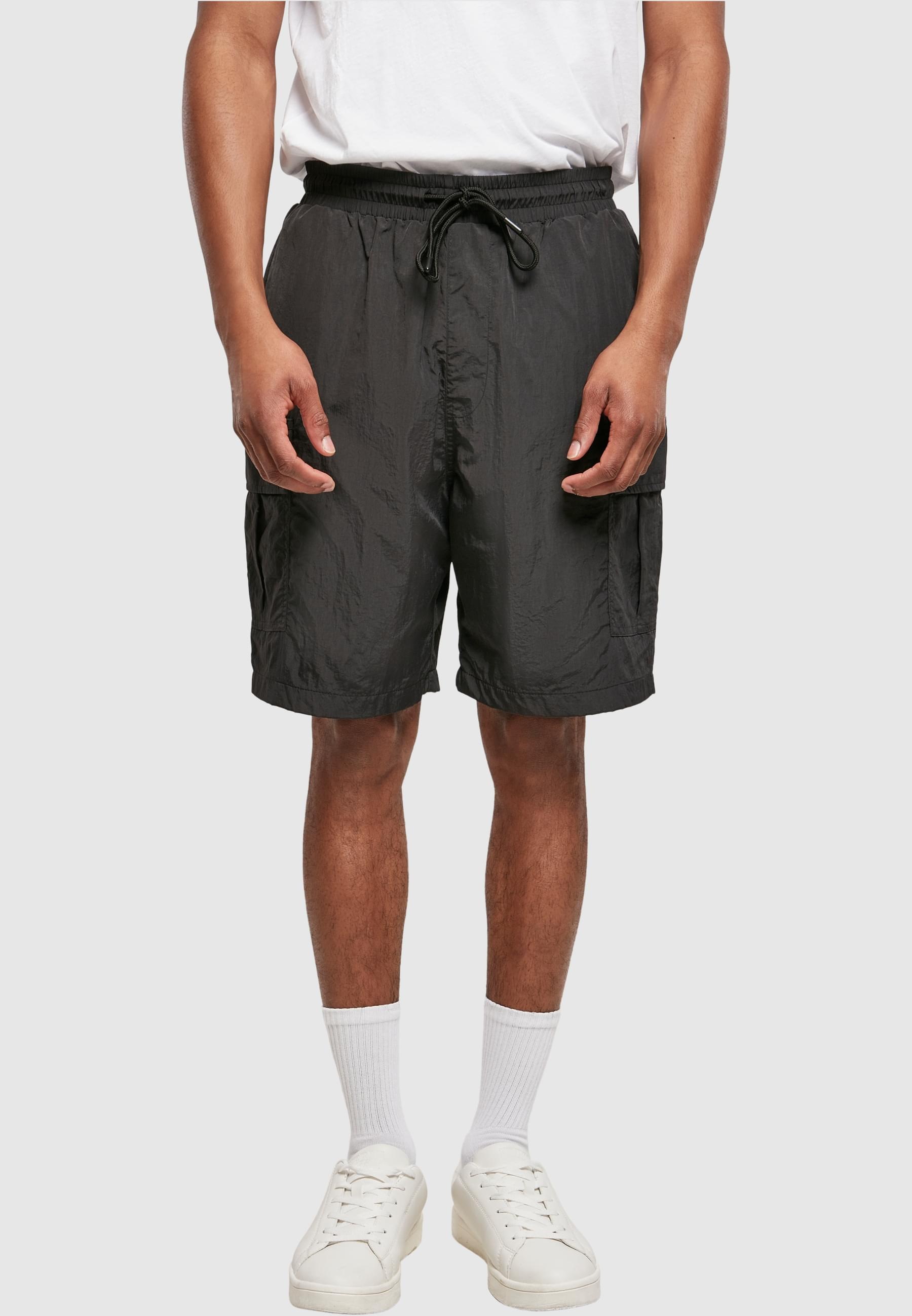URBAN CLASSICS Cargohose »Urban Classics Herren Nylon Cargo Shorts«, (1 tlg.)