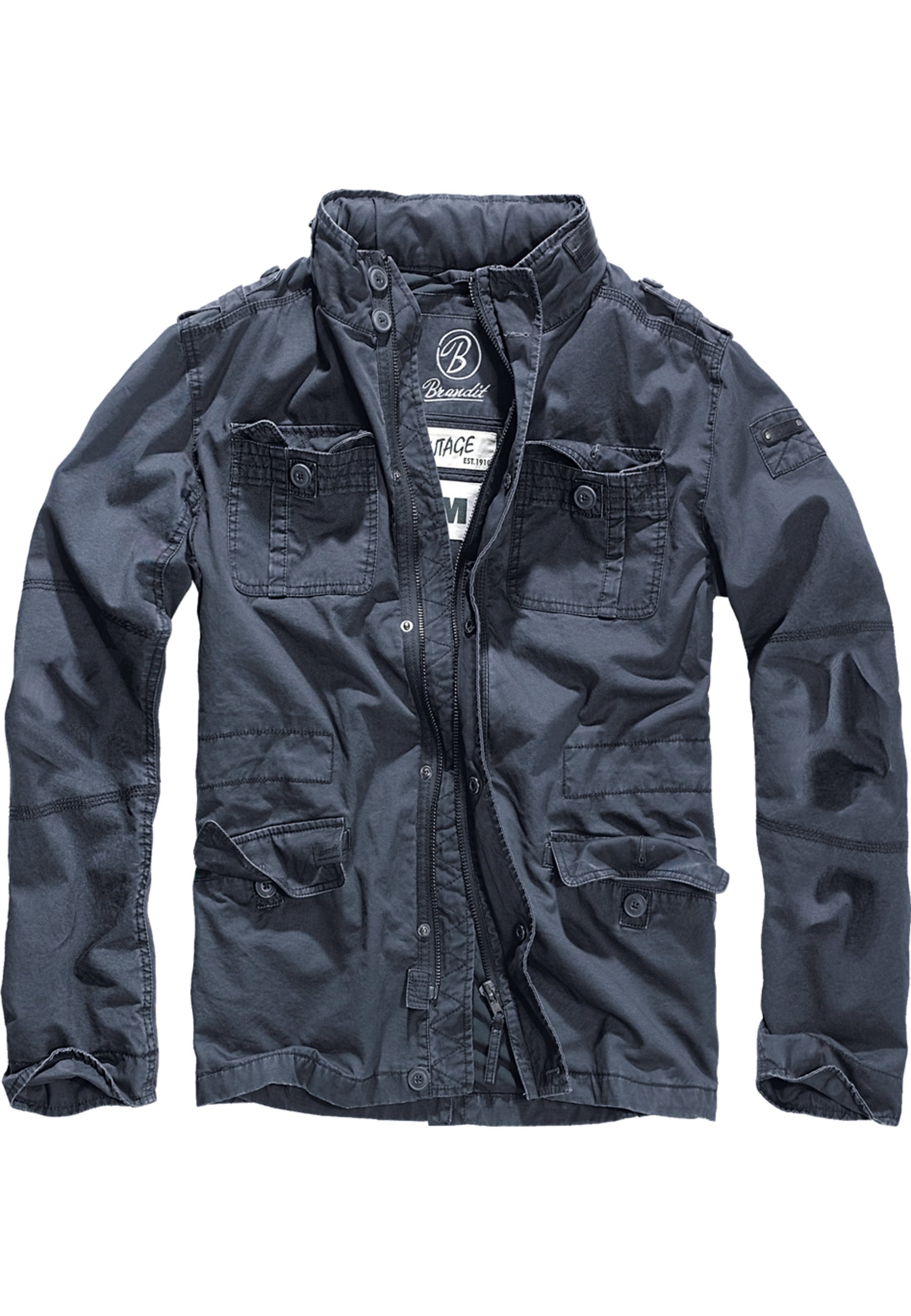 Brandit Allwetterjacke »Brandit Herren Britannia Jacket« 1 Stk. tlg. ohne Kapuze