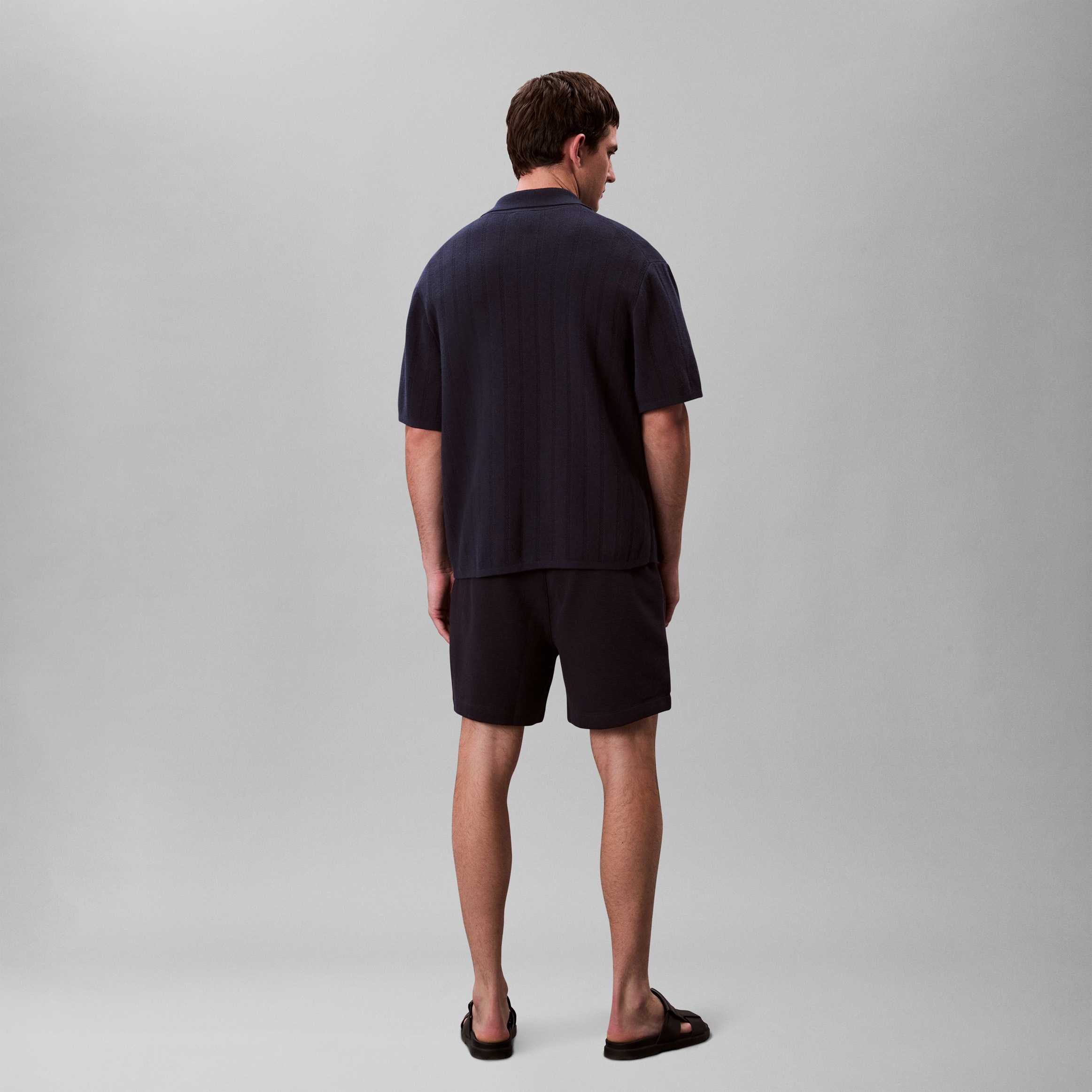 Calvin Klein Jeans Sweatshorts »HD COTTON WAFFLE SHORT«, Mit elastischem Bund