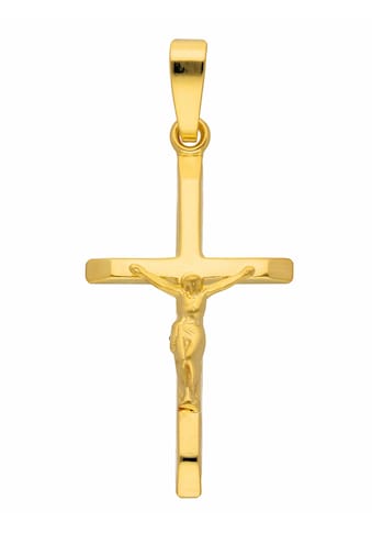 Adelia´s Kettenanhänger »375 Gold Kreuz Anhänger Korpus«, Goldschmuck für Damen & Herren kaufen