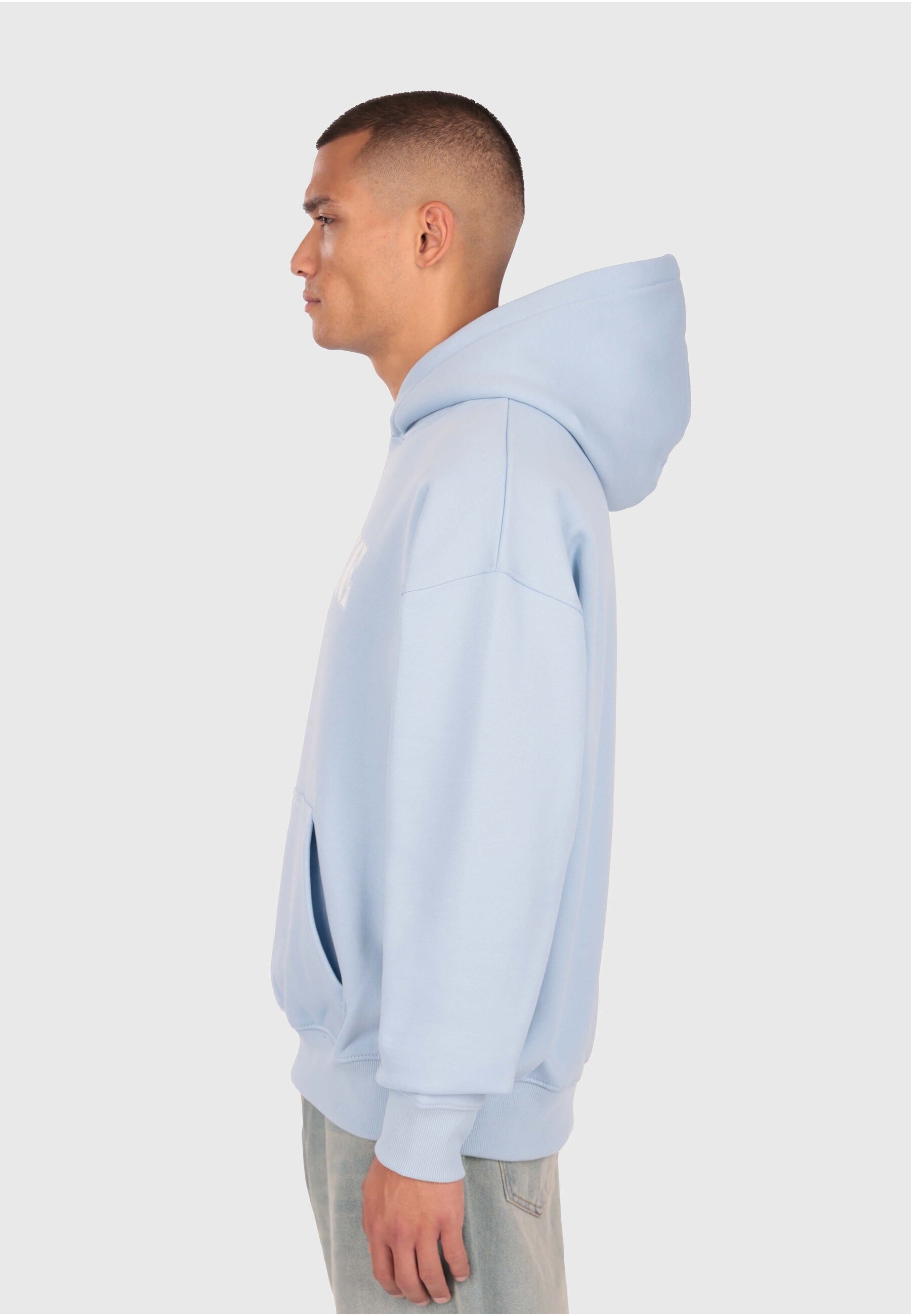 Dropsize Success Glitch Hoodie Baby Blue M 3