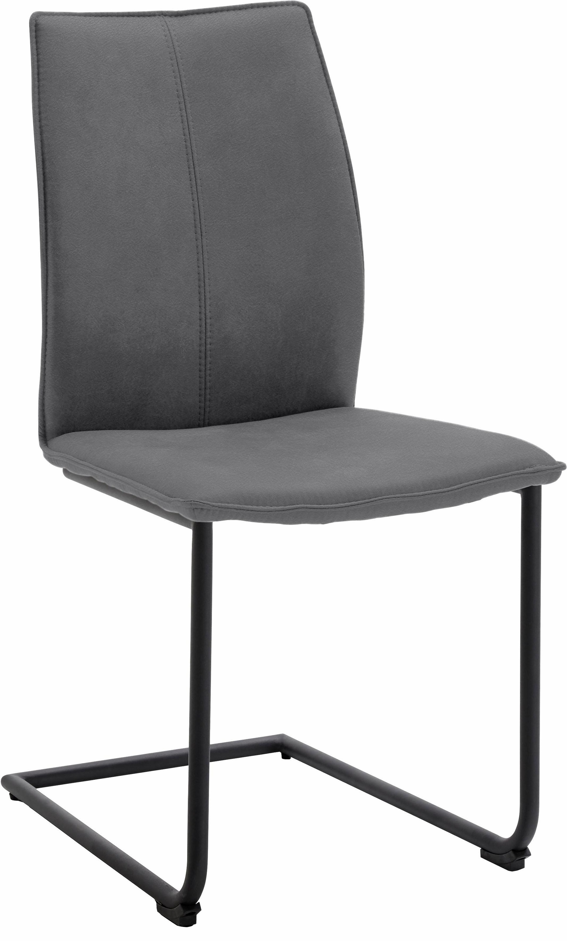 NIEHOFF SITZMÖBEL Freischwinger "Capri" (Set) 2 Stk. Leder PRISMA Gestell a günstig online kaufen