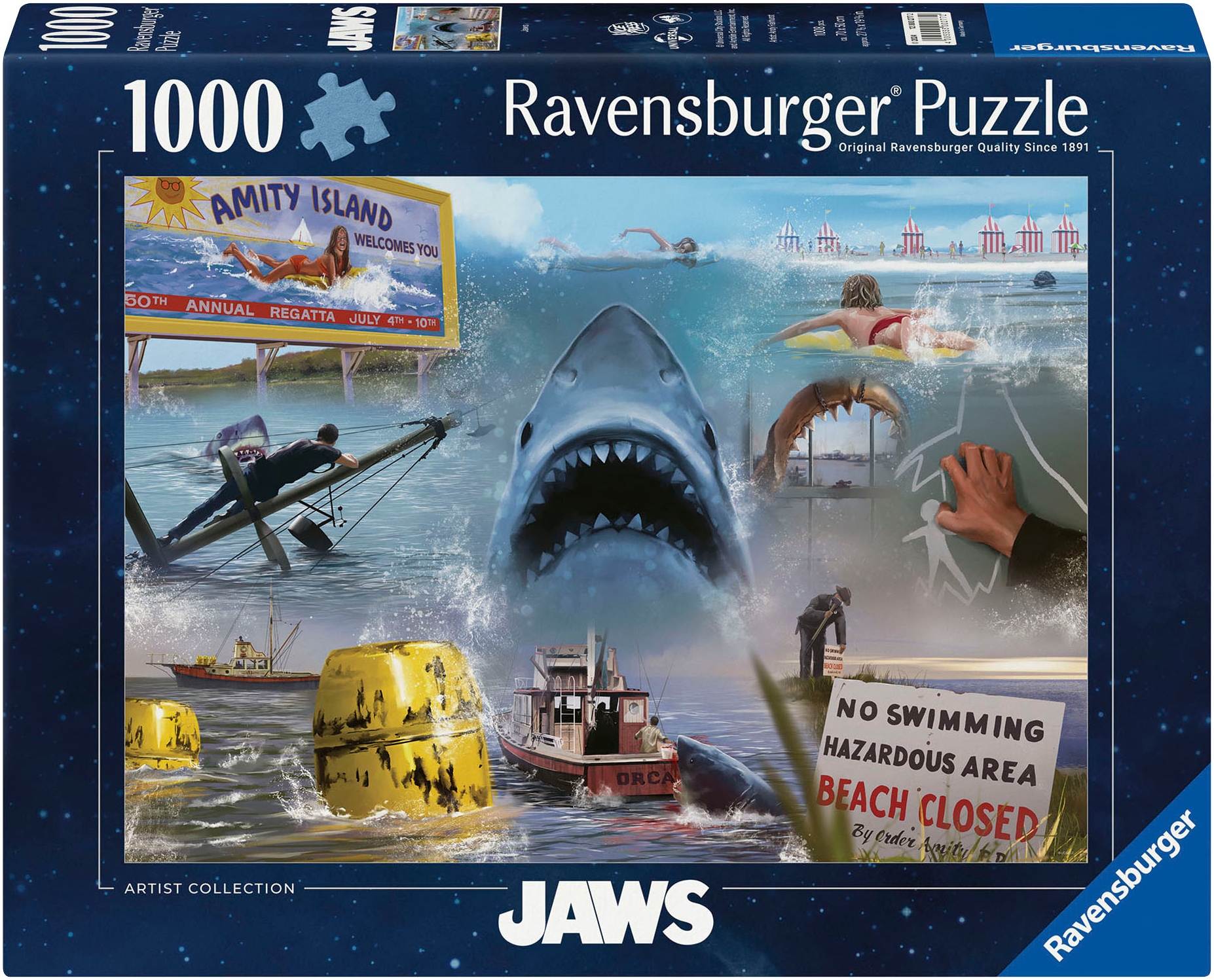 Ravensburger Puzzle »Artist Collection, Jaws«, Made in Germany