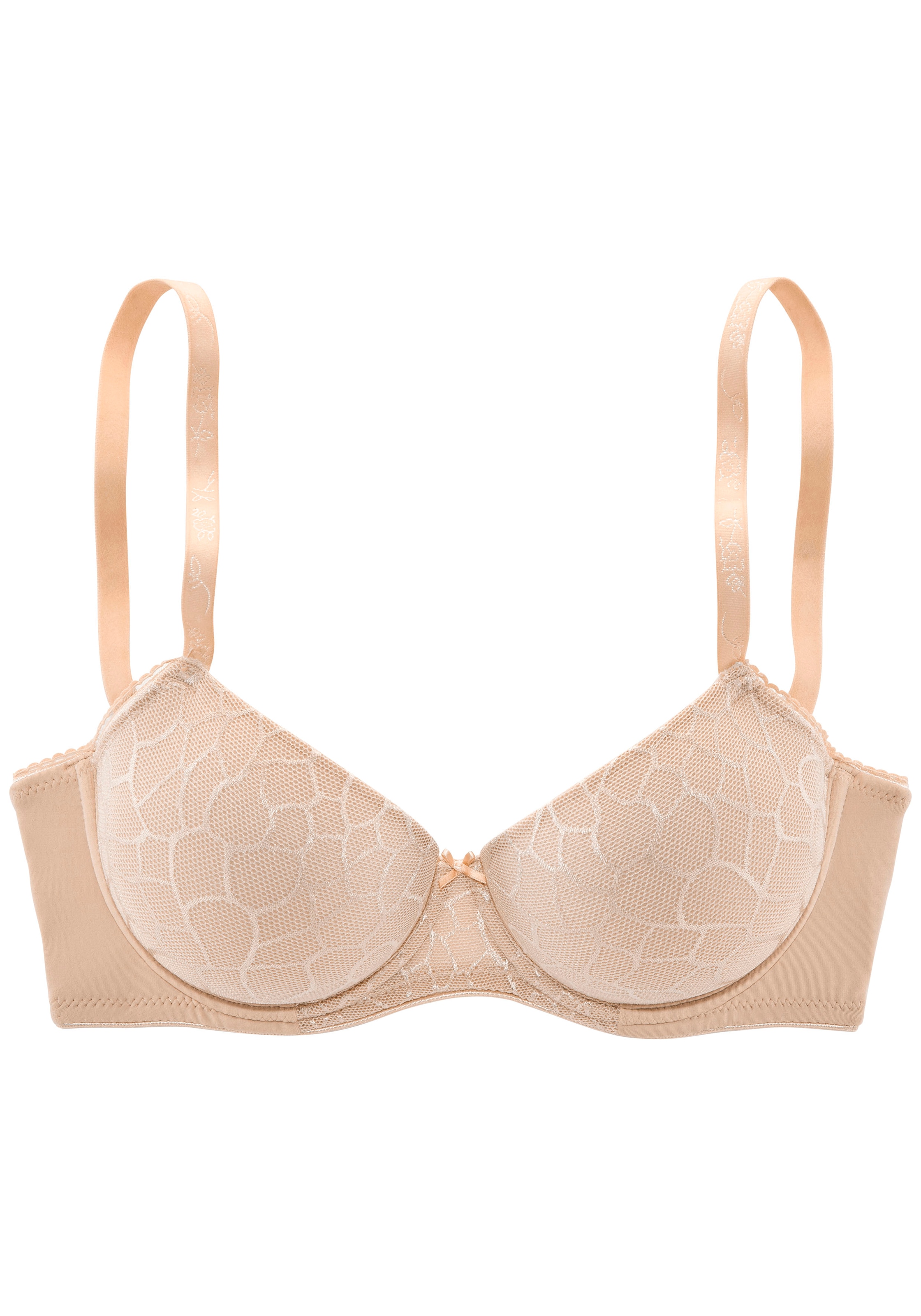 LASCANA Schalen-BH »Chiara«, mit graphischem Netz-Muster, Dessous