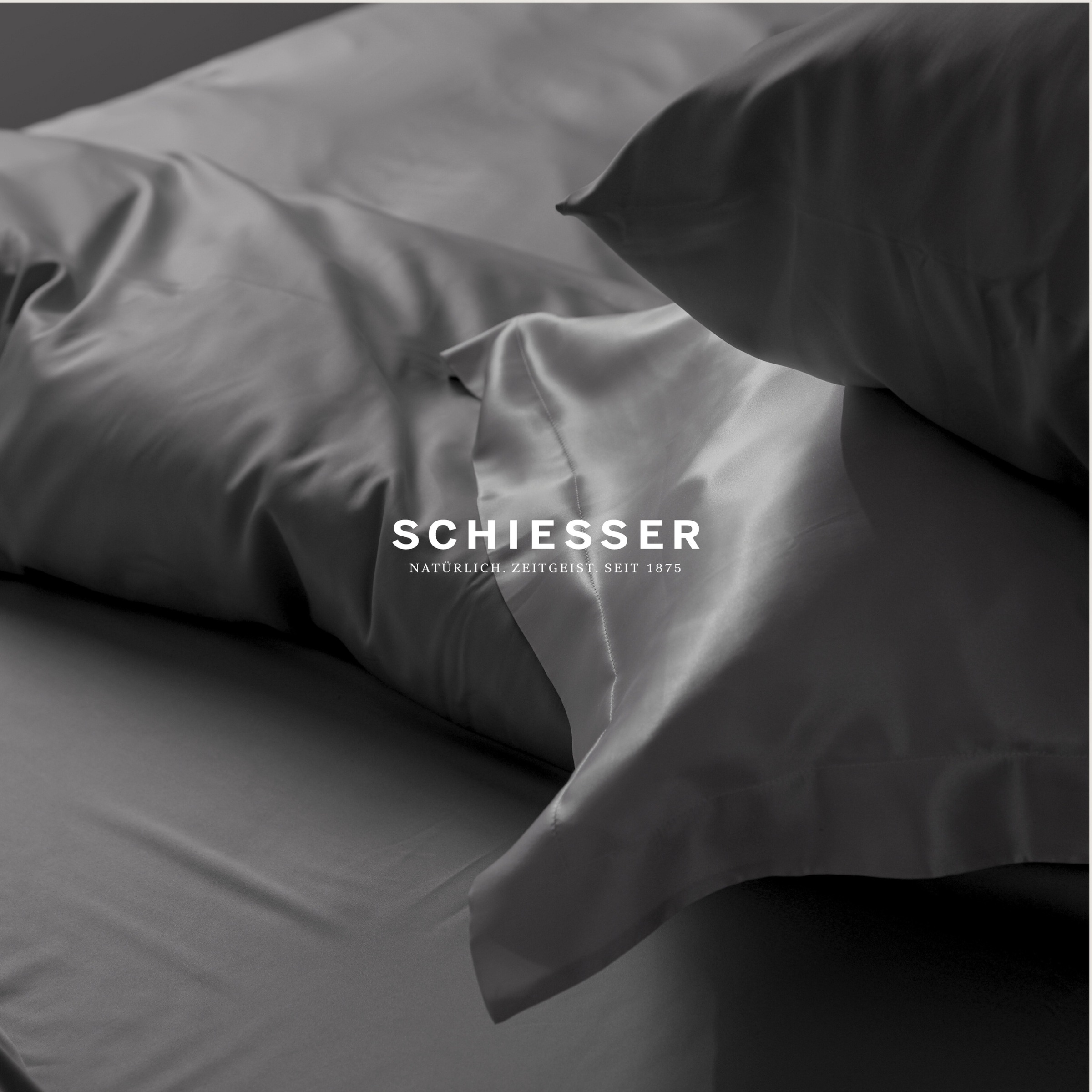 Schiesser Kissenhülle »Ella Premium Kissenhüllenset aus feinstem Baumwollsatin, 40x80 cm«, (2 St.), Made in Green