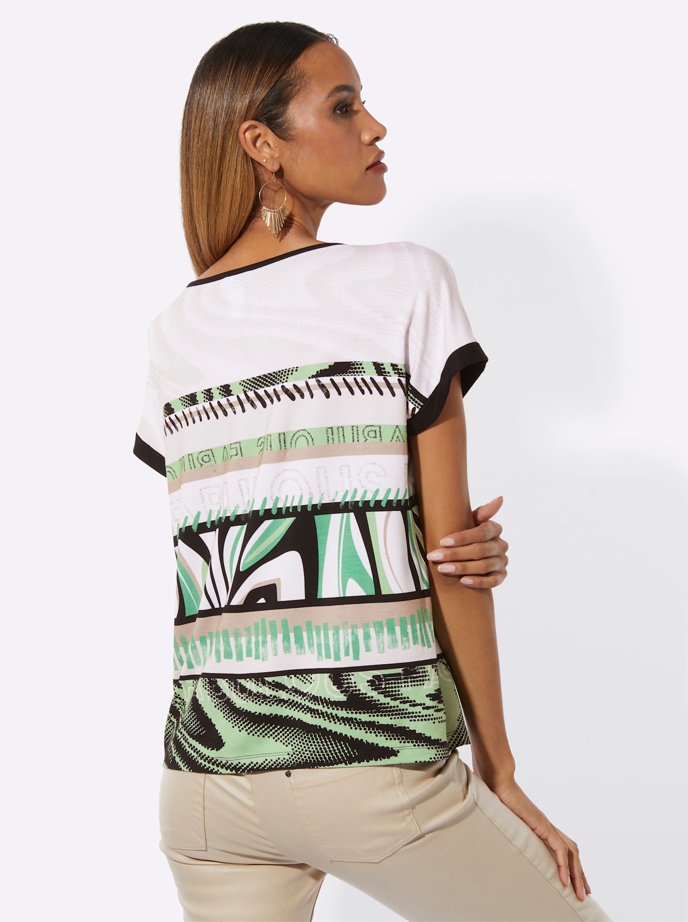 creation L Rundhalsshirt "Druck-Shirt" 1 tlg. günstig online kaufen