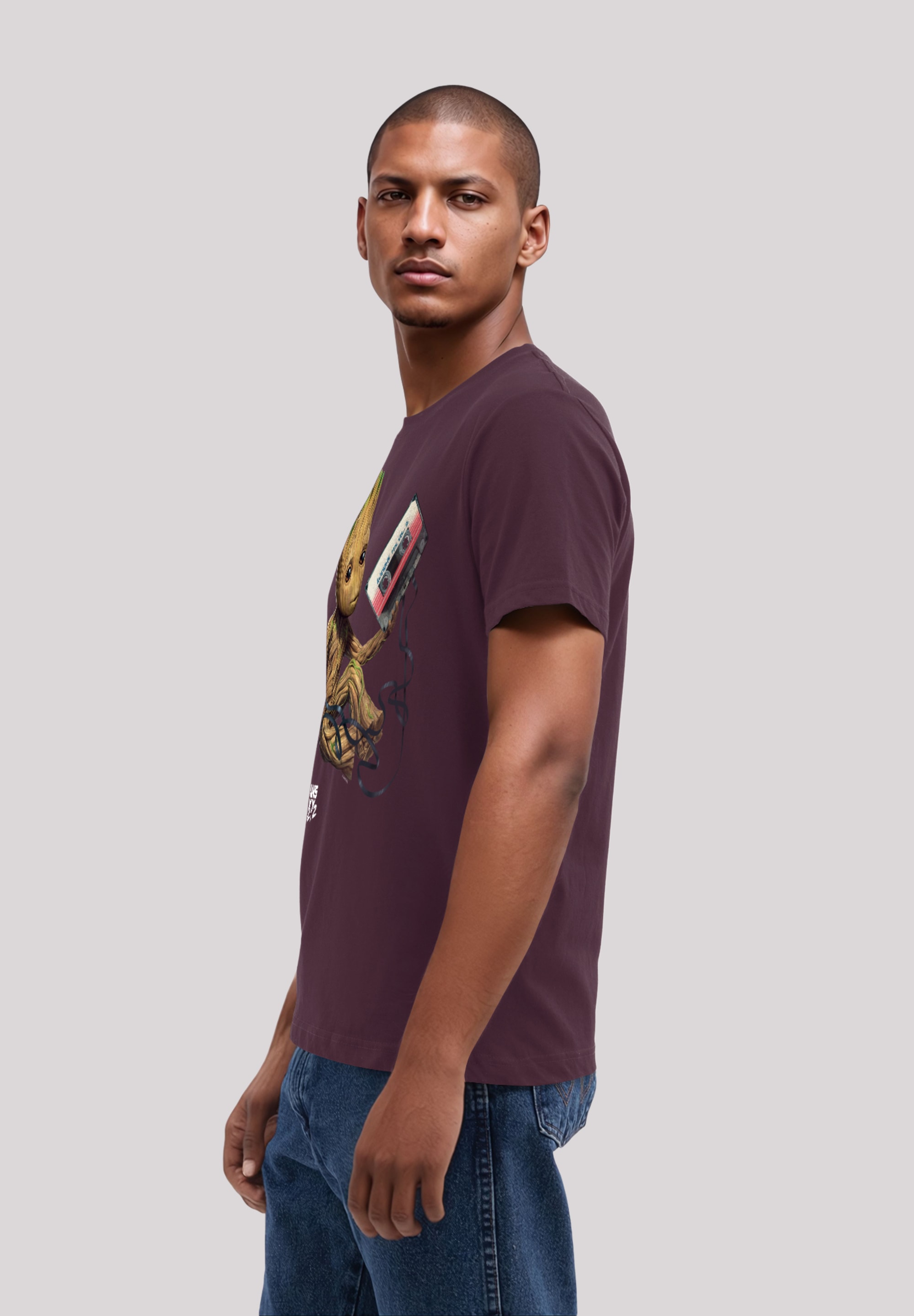 F4NT4STIC T-Shirt »Marvel Guardians Of The Galaxy Vol2 Groot Tape«, Premium Qualität