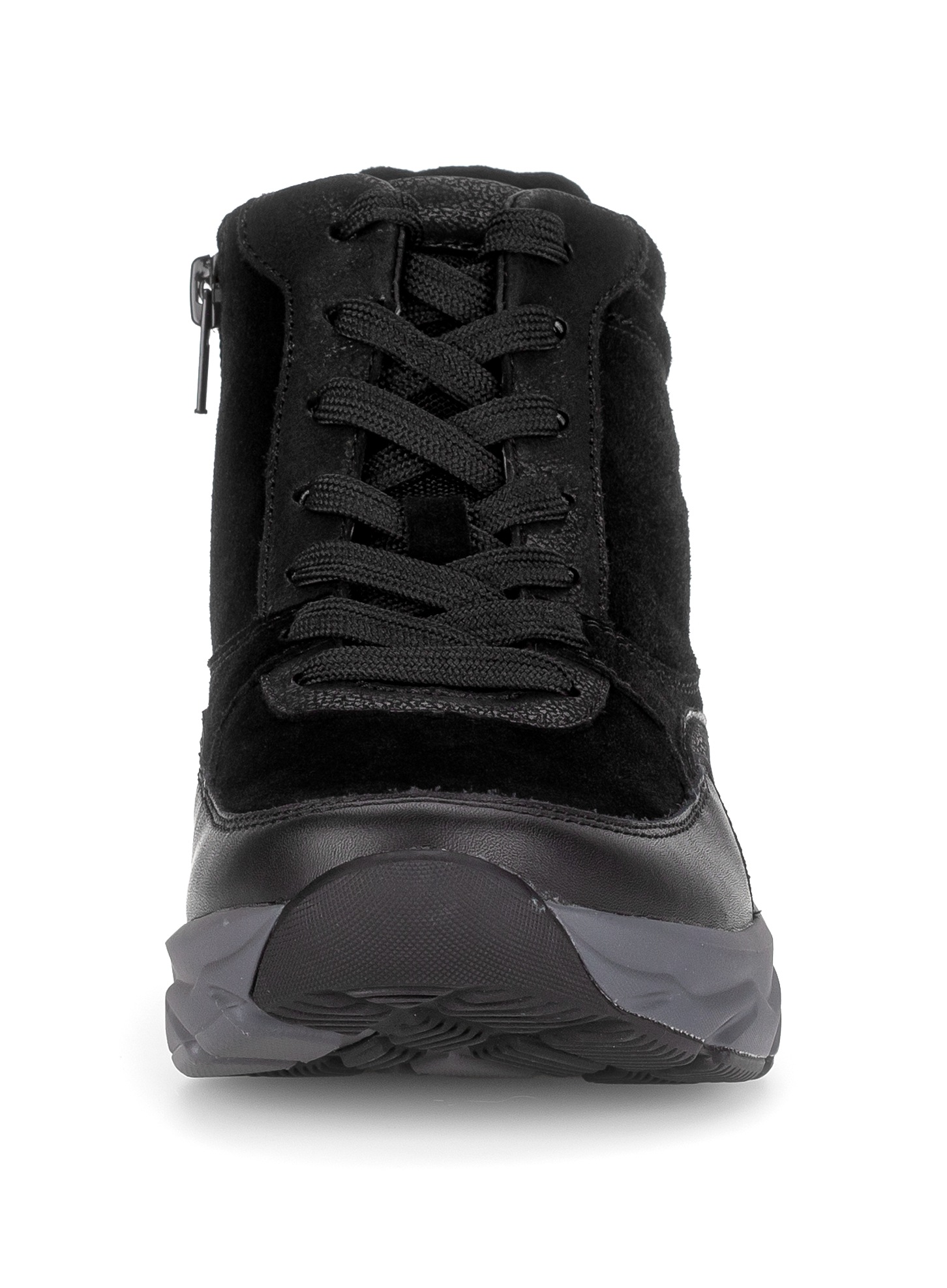 Gabor Rollingsoft Keilsneaker, Schnürboots, High Top-Sneaker, Komfortschuh, gepolsterter Schaftrand