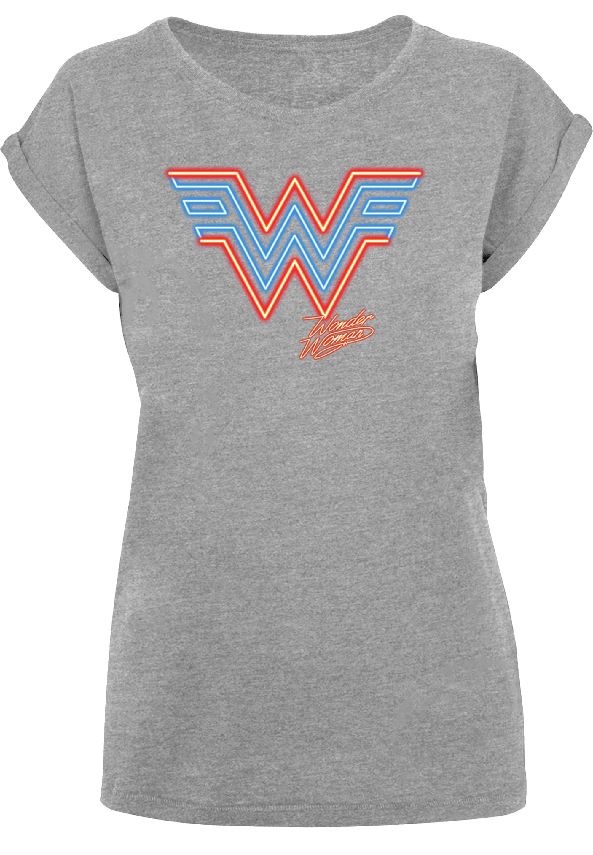 F4NT4STIC T-Shirt »DC Comics Wonder Woman 84 Neon Emblem«, Print