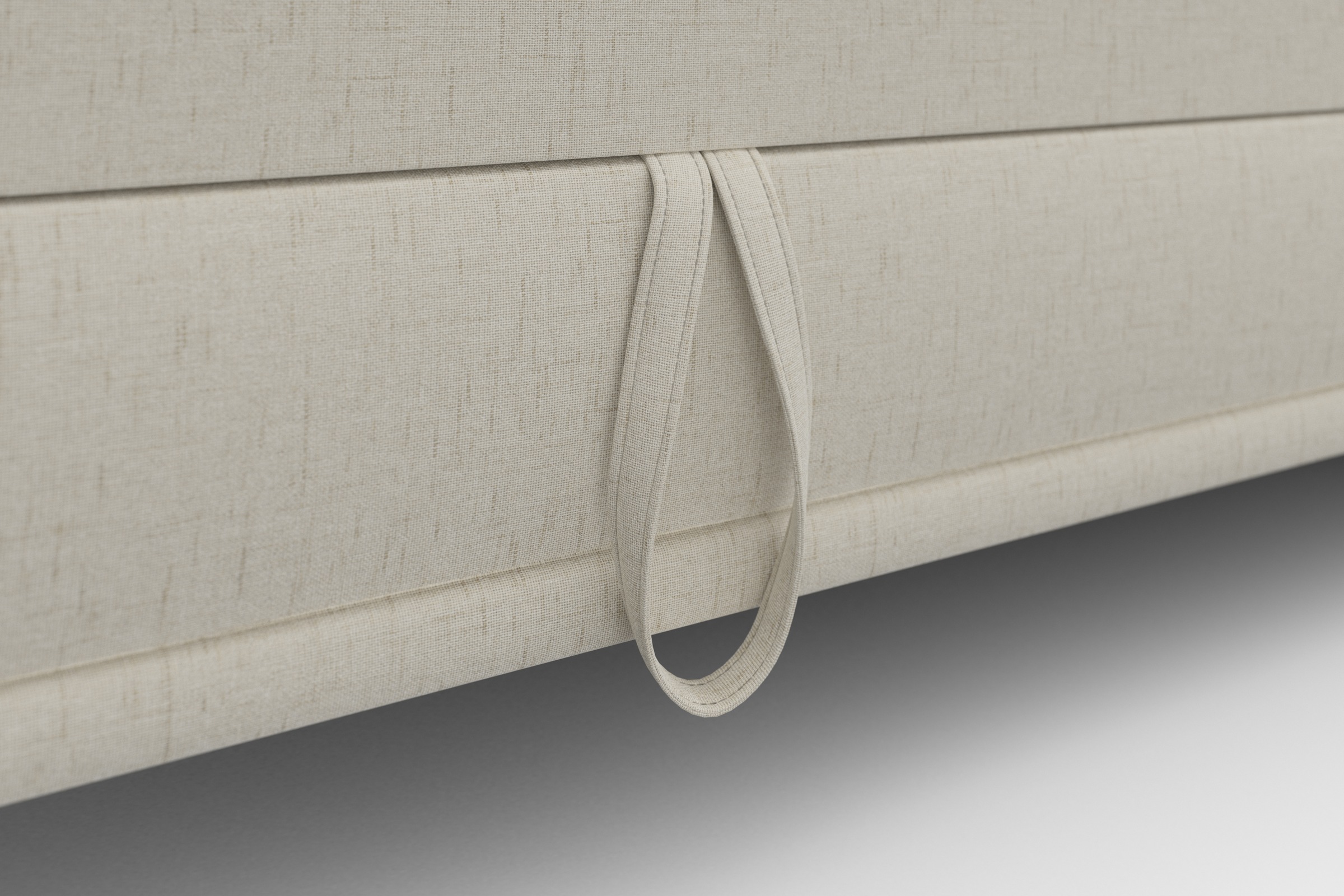 sit&more Ecksofa »Cabrio L-Form, mit Sitztiefenverstellung, Arm- und Kopfteilverstellung«, 2 Nierenkissen, Federkern, optional Bettfunktion und Stauraum