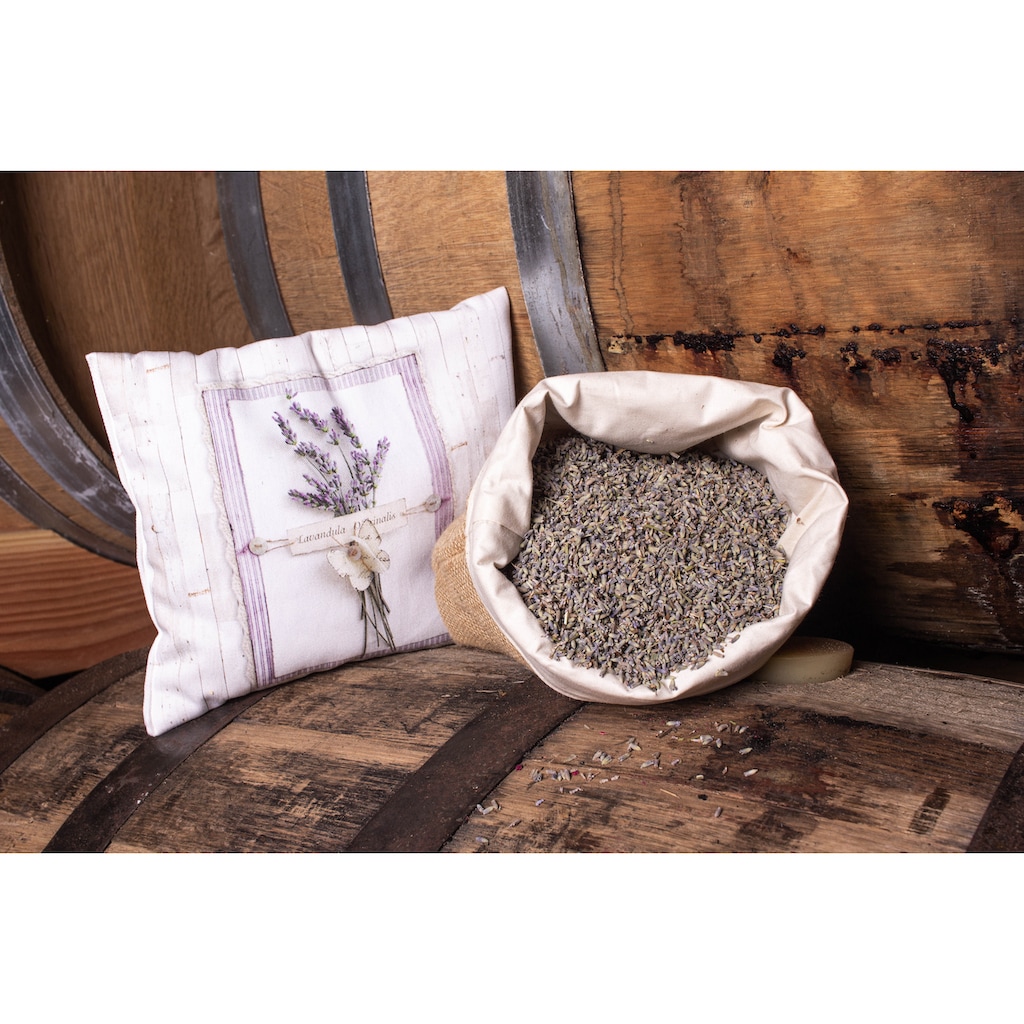 herbalind Duftkissen »Lavendelherz mit Schleife«, Füllung: 100% Lavendel, (1 St.)