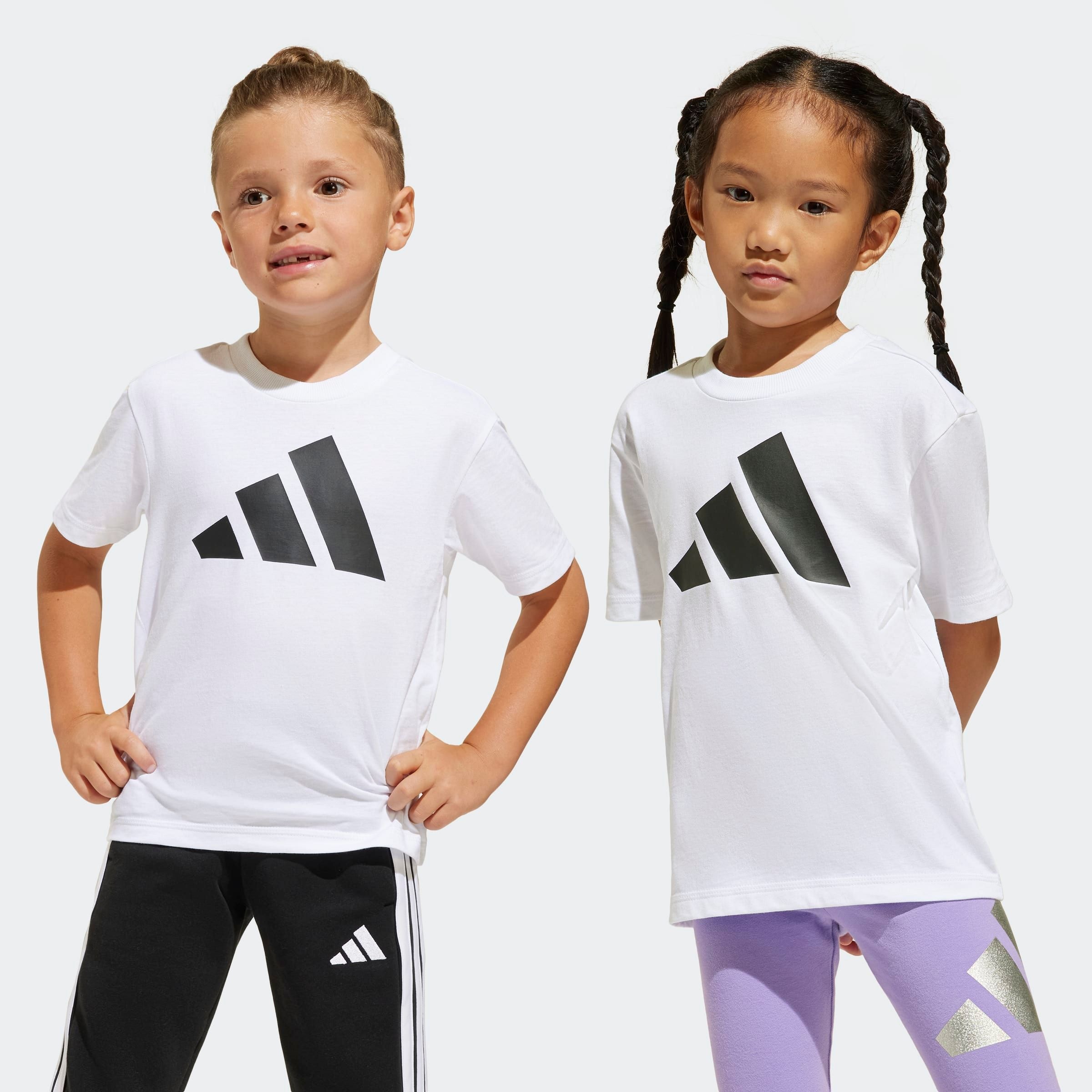 adidas Sportswear "LK BL TEE 160" sportlicher Stil, Kurzarm, aus Baumwolle
