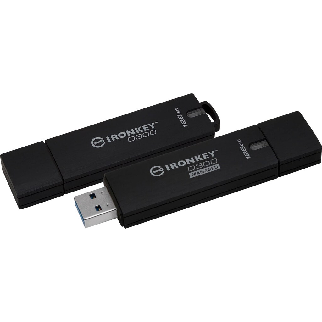 Kingston USB-Stick »IronKey D300 16GB«, (USB 3.2 Lesegeschwindigkeit 165 MB/s)