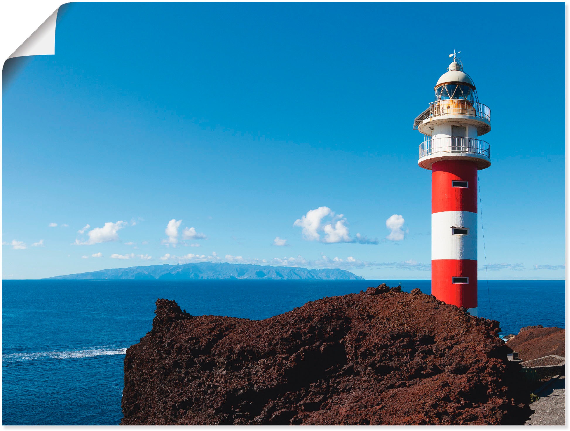 Artland Poster "Leuchtturm in Teneriffa", Gebäude, (1 St.), als Alubild, Le günstig online kaufen