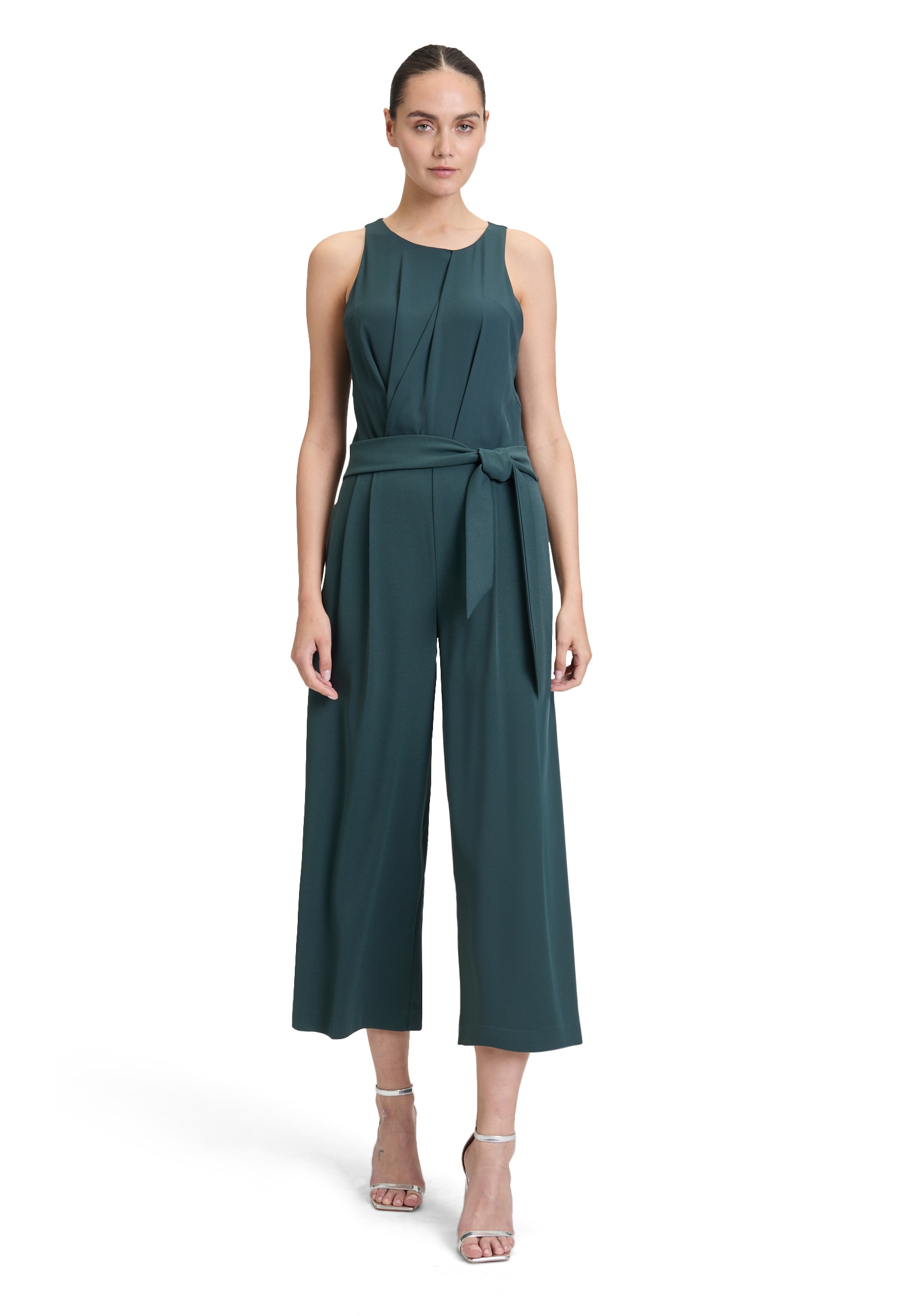 Vera Mont 7/8-Overall "Vera Mont Jumpsuit mit Bindegürtel", (1 tlg.) günstig online kaufen