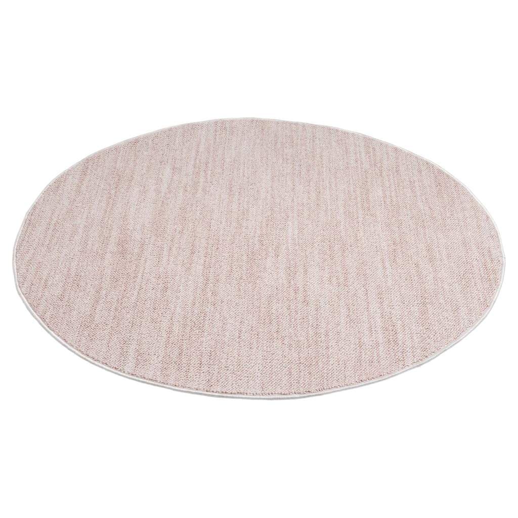 Thumbnail - Carpet City Teppich "CLASICO 0052", rund, 11 mm Höhe, Kurzflor, Hochtief-Muster, Boho, Wohnzimmer