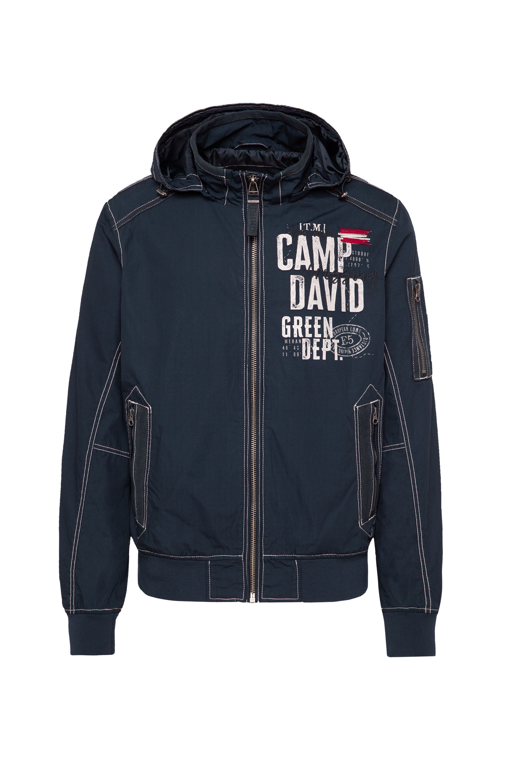 CAMP DAVID Outdoorjacke, mit Kapuze, mit Ärmeltasche günstig online kaufen