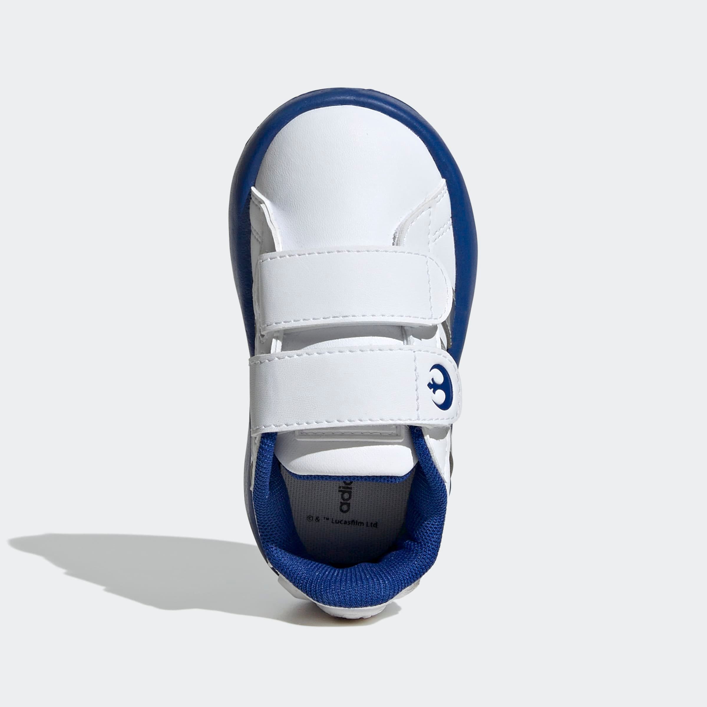adidas Sportswear Klettschuh »ADIDAS STAR WARS KIDS GRAND COURT 2.0 SCHUH«, Design auf den Spuren des adidas Superstar, für Kinder