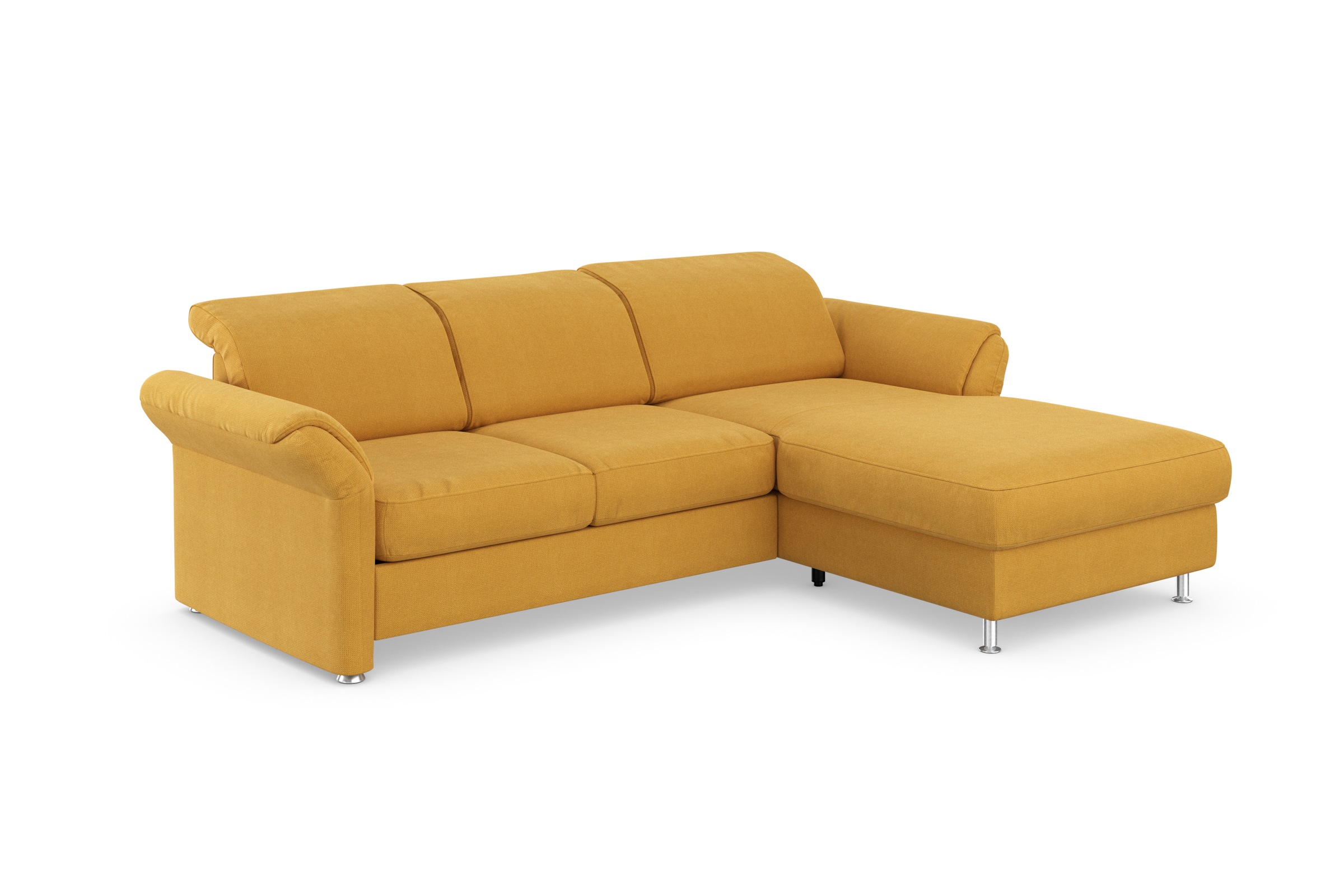sit&more Ecksofa »Apulia L-Form«, wahlweise Bettfunktion, Bettkasten und Kopf- und Armteilverstellung