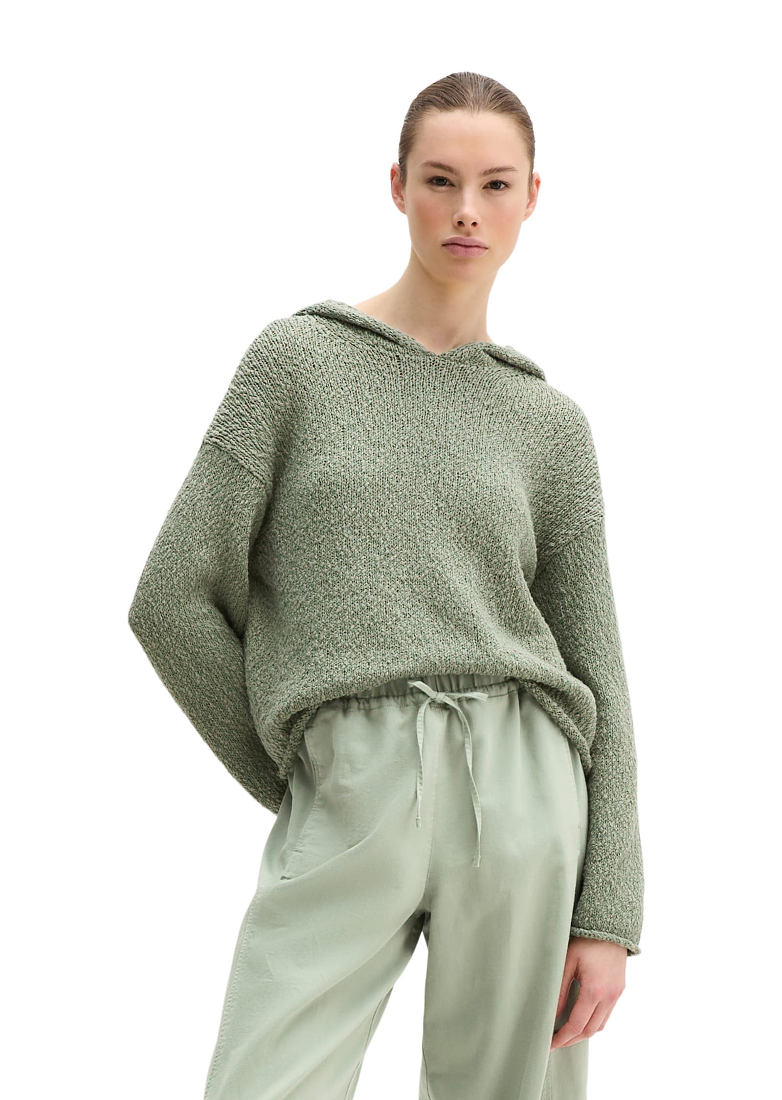 Marc OPolo Strickpullover "aus Organic-Cotton-Mix-Slub" günstig online kaufen