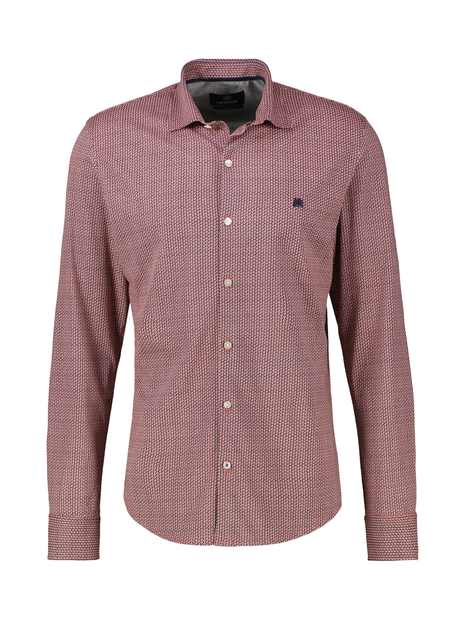 LERROS Karohemd "LERROS Übergrössen-Hemd mit Minimal-Karomuster" günstig online kaufen