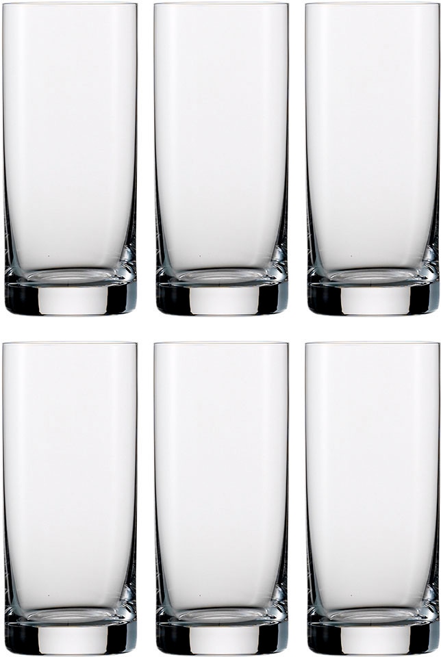 Eisch Longdrinkglas "VINO NOBILE", (Set, 6 tlg., 6 Gläser), 6-teilig, hohe Bruchfestigkeit, 360 ml