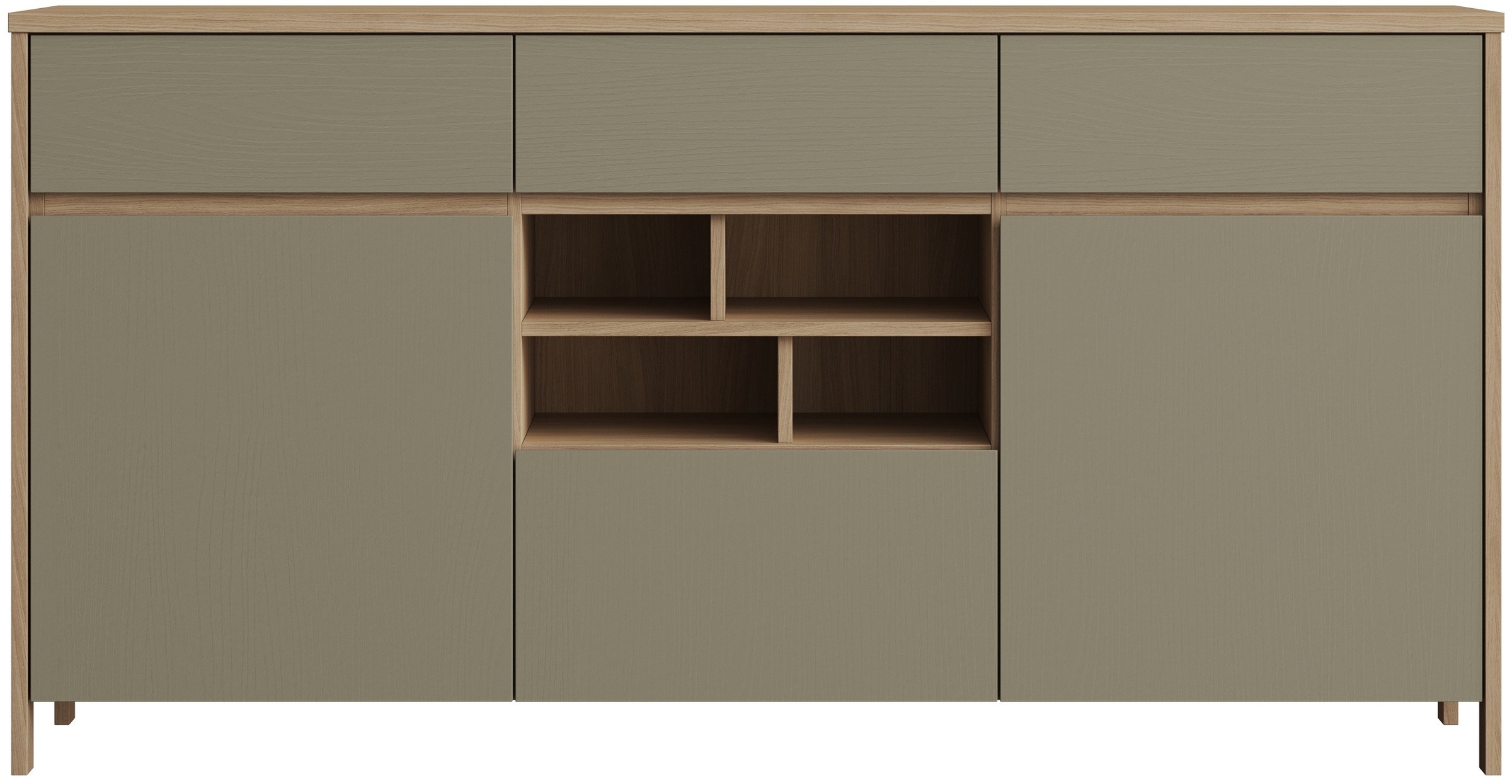 Thumbnail - Home affaire Sideboard "Stranda, moderner Schrank, Kommode im Scandi-Style, 165 cm breit" elegante Rahmenoptik, ausreich...