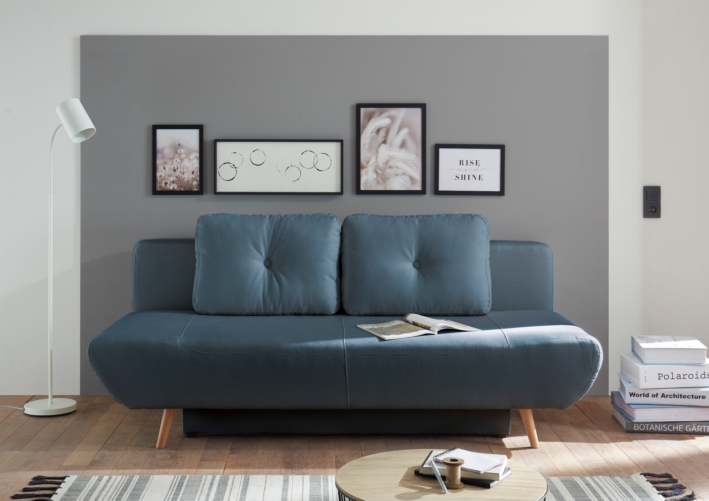 Home affaire Schlafsofa "Segmon" einfach in ein bequemes Bett umwandeln, in günstig online kaufen