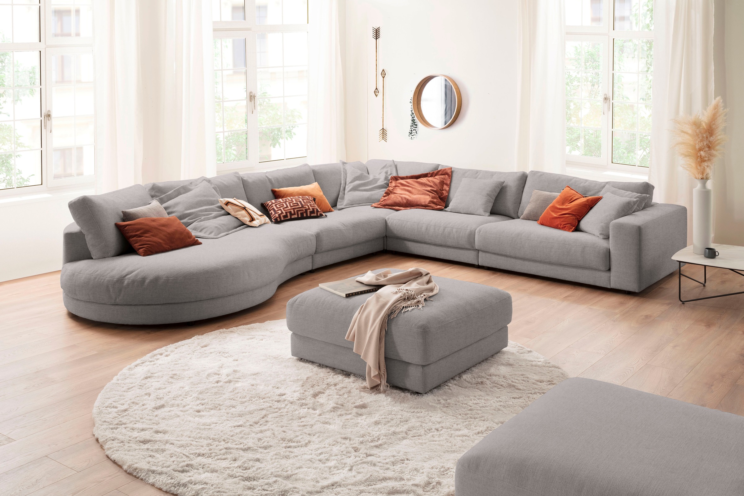 3C Candy Ecksofa "Enisa II, bequem und komfortabel, Mega Familiensofa, L-Fo günstig online kaufen