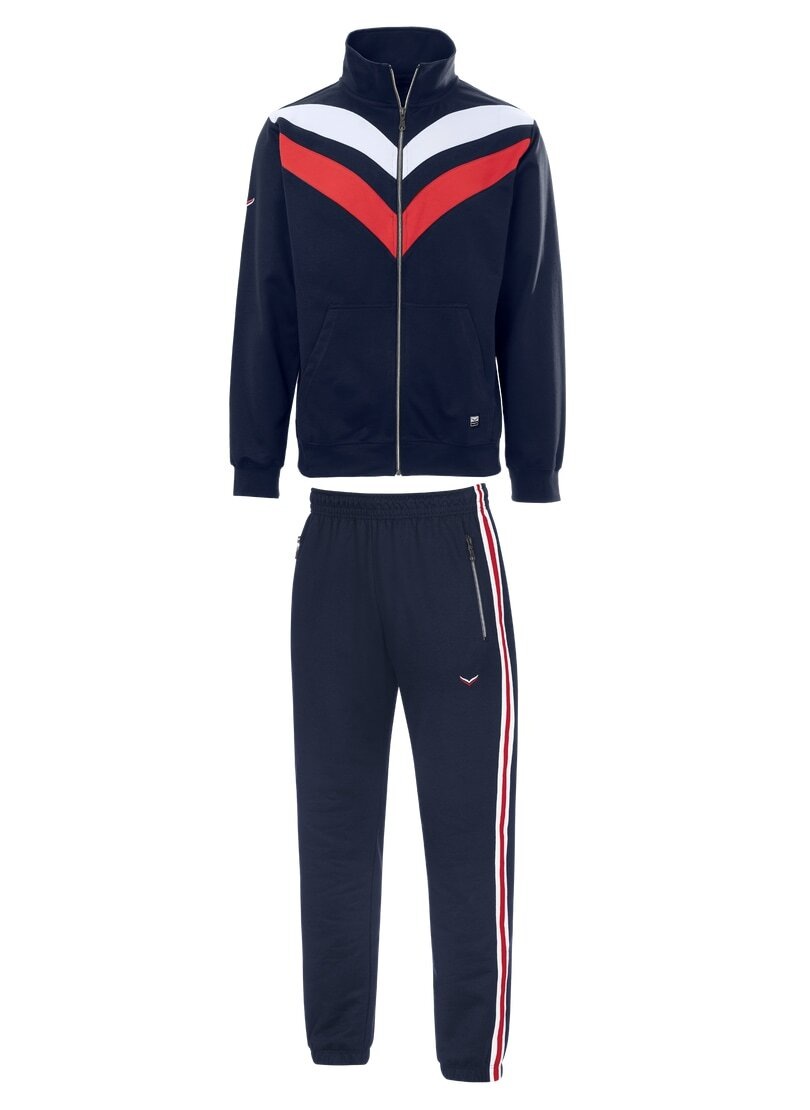 Trigema Freizeitanzug "TRIGEMA Jogginganzug im sportlichen Look" 1 Stk. günstig online kaufen