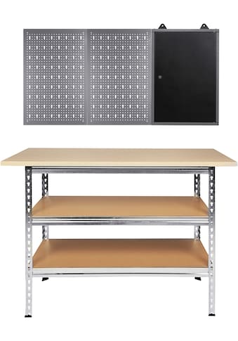 ONDIS24 Werkstatt-Set »Werkbank Uwe« 120x60x92...