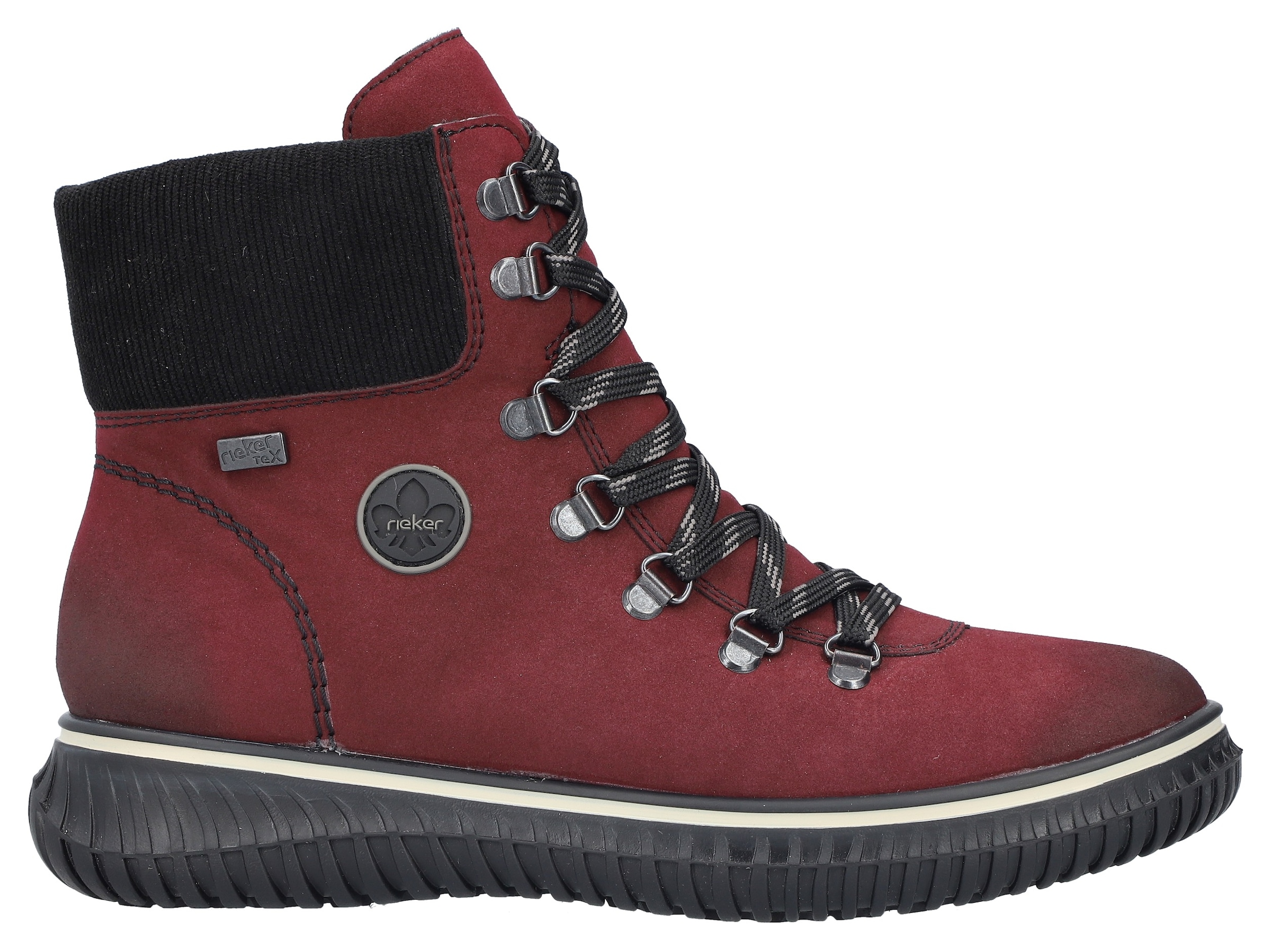 Rieker Winterboots, Schnürboots, Stiefelette, TEX-Membran, mit gepolstertem Schaftrand