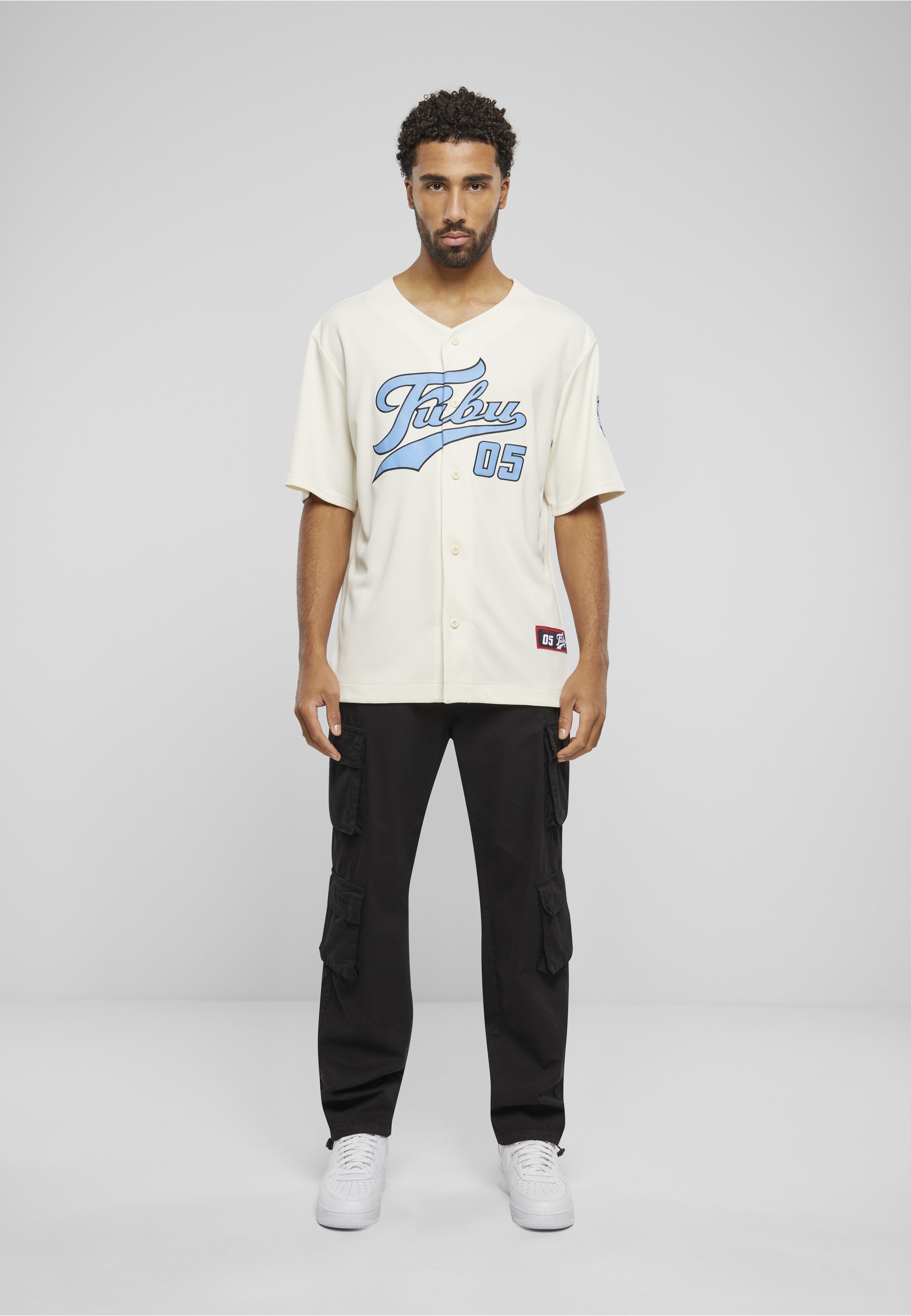 Fubu T-Shirt »Fubu Herren FM241-007-1 Fubu Varsity Baseball Jersey« 1 Stk.