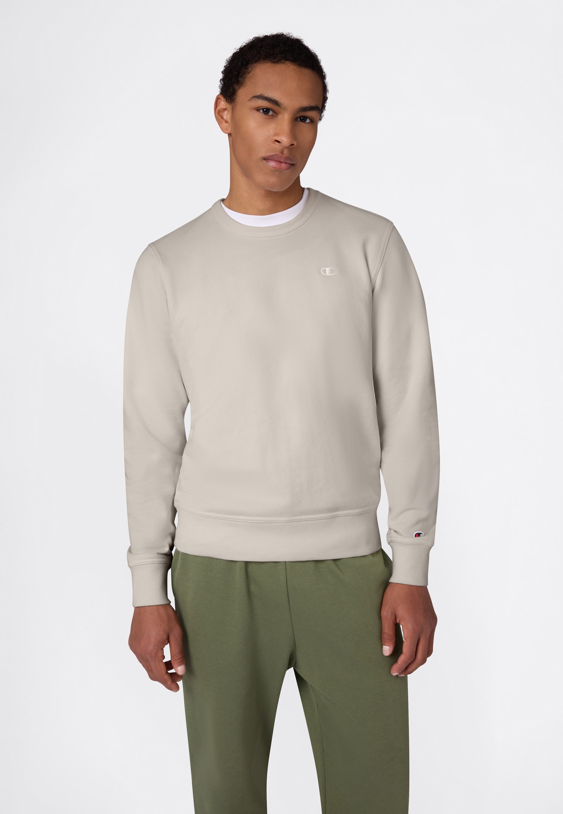 Champion Sweatshirt "ICONS TONAL Terry Crewneck Sweatshirt", aus Baumwolle und Polyester