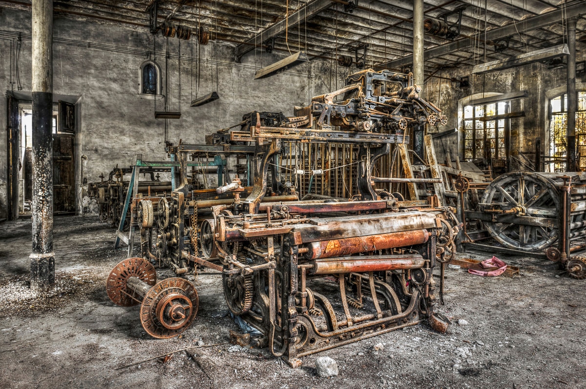 Papermoon Fototapete "Alte industrie"