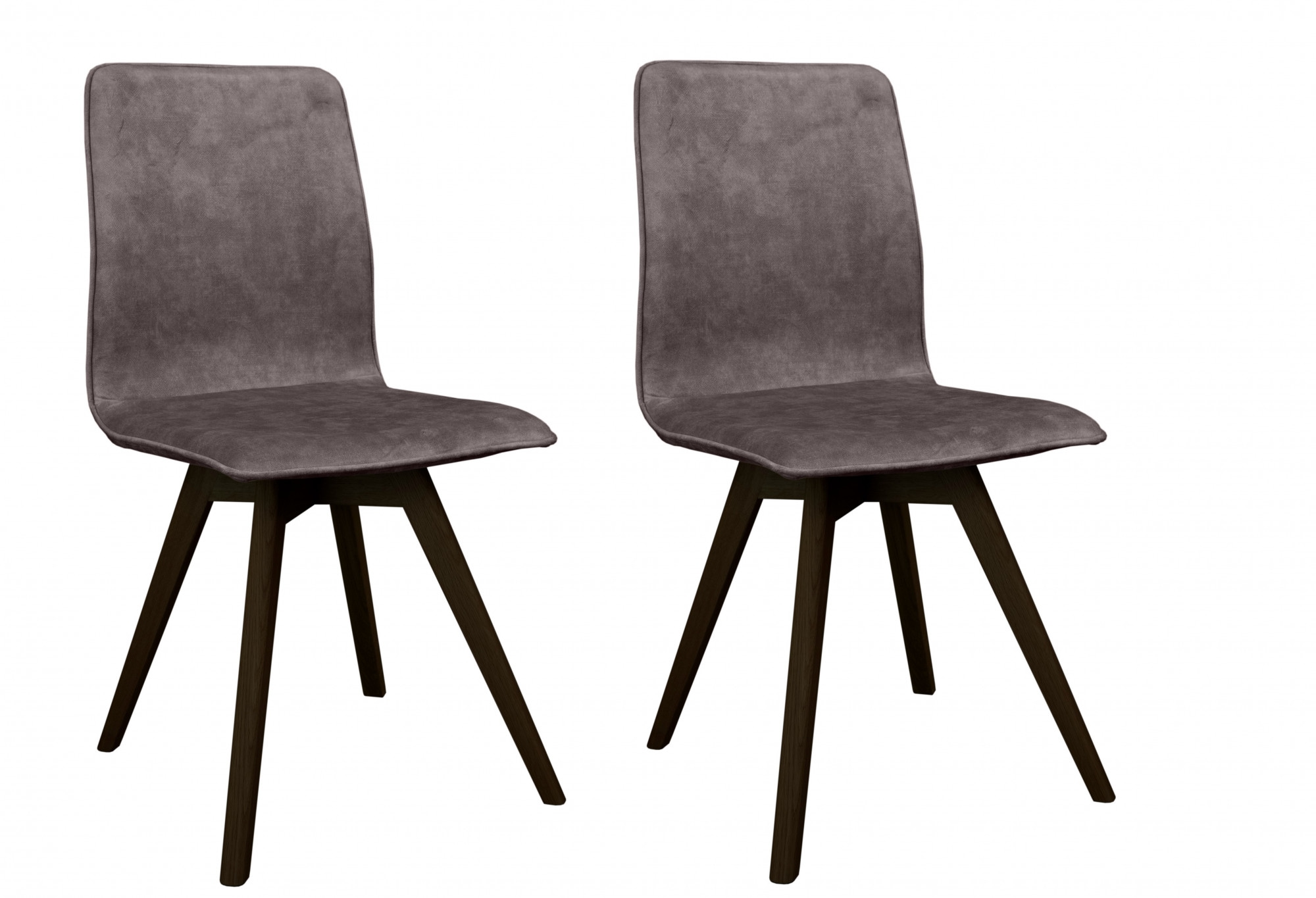 andas Esszimmerstuhl "Rania", (Set), 2 St., Samtvelours, Massivholzgestell, günstig online kaufen